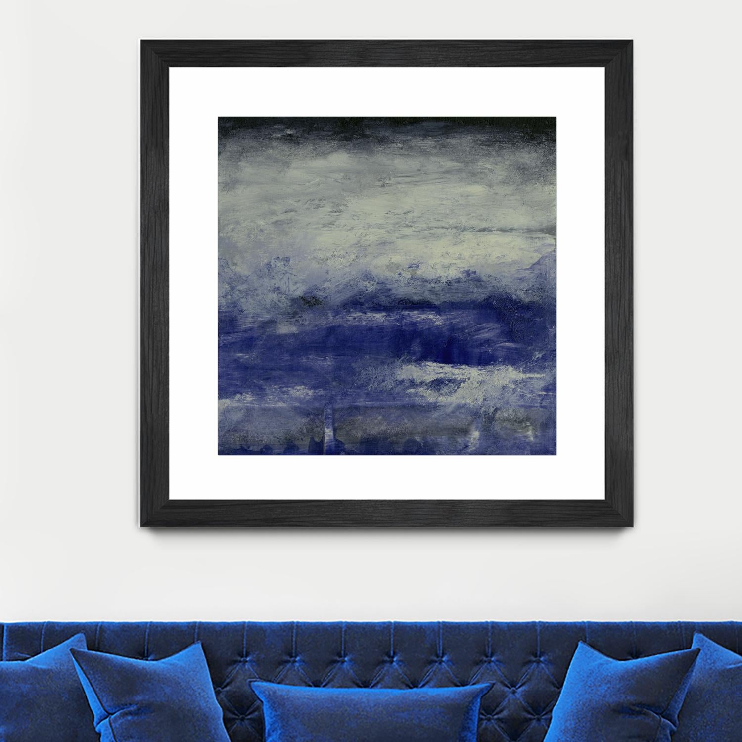 Realm III by Sharon Gordon on GIANT ART - blue abstract abstract