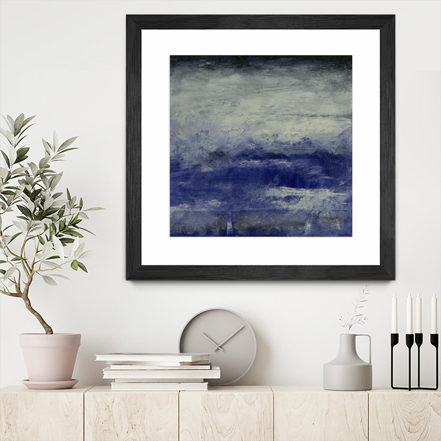 Realm III by Sharon Gordon on GIANT ART - blue abstract abstract