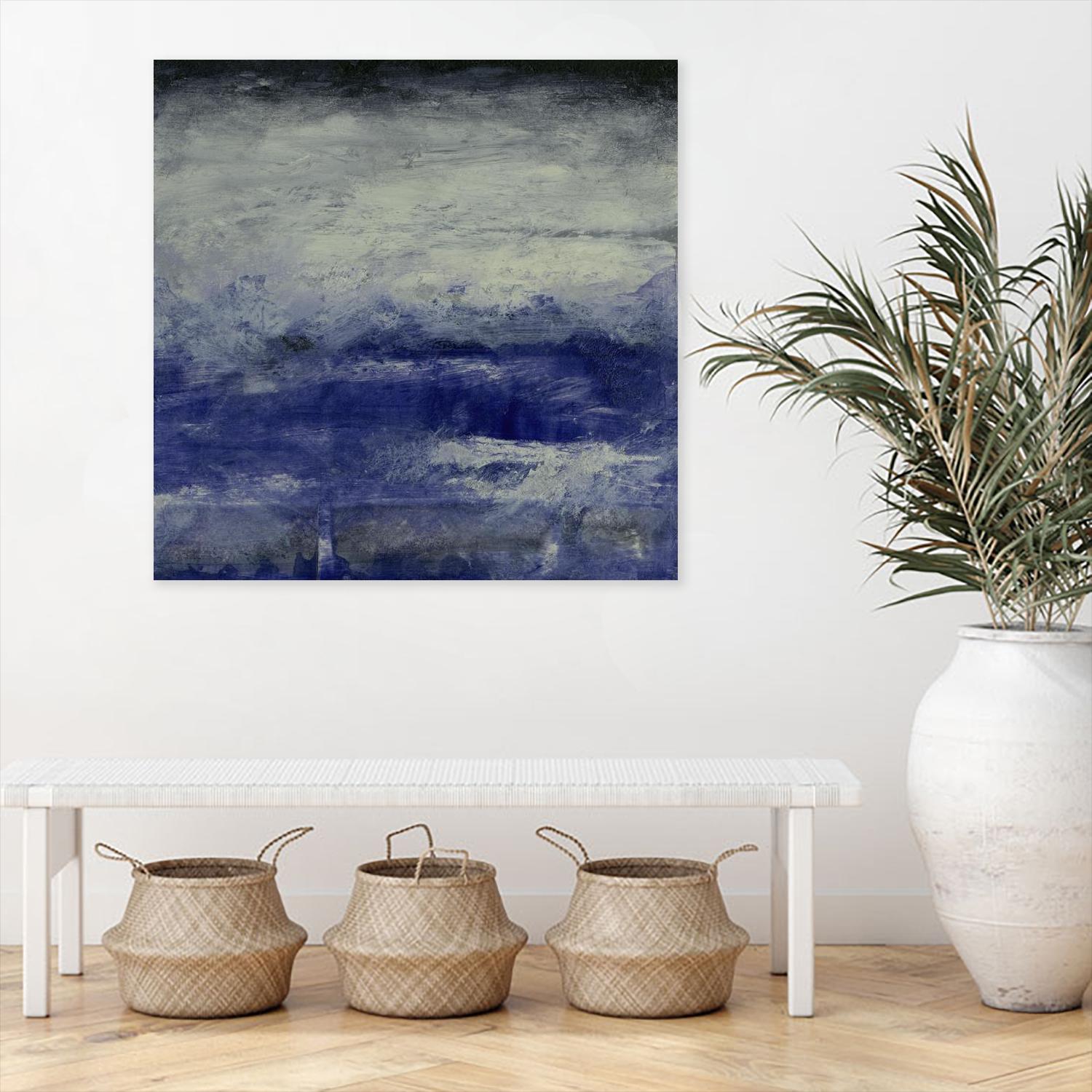 Realm III by Sharon Gordon on GIANT ART - blue abstract abstract