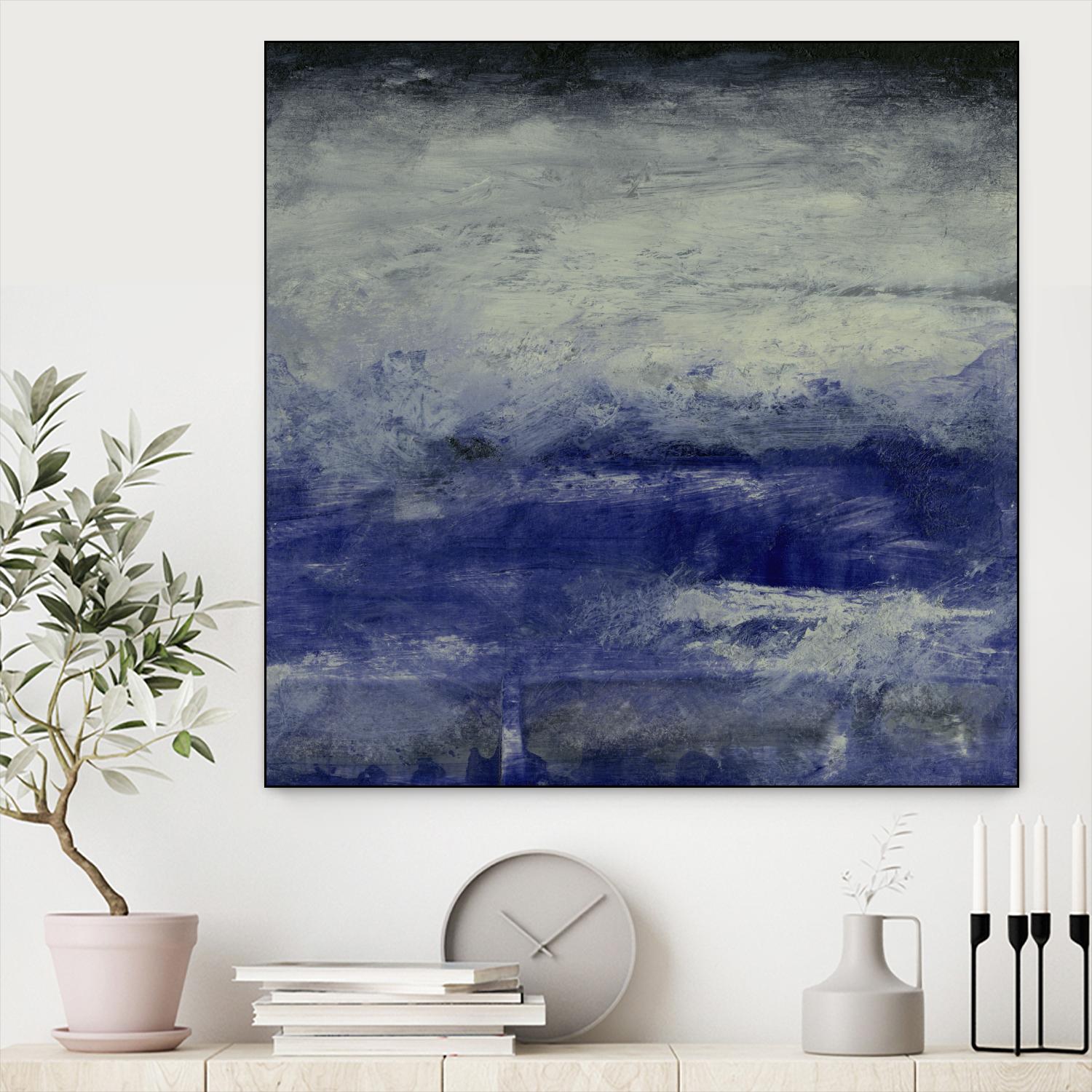 Realm III by Sharon Gordon on GIANT ART - blue abstract abstract