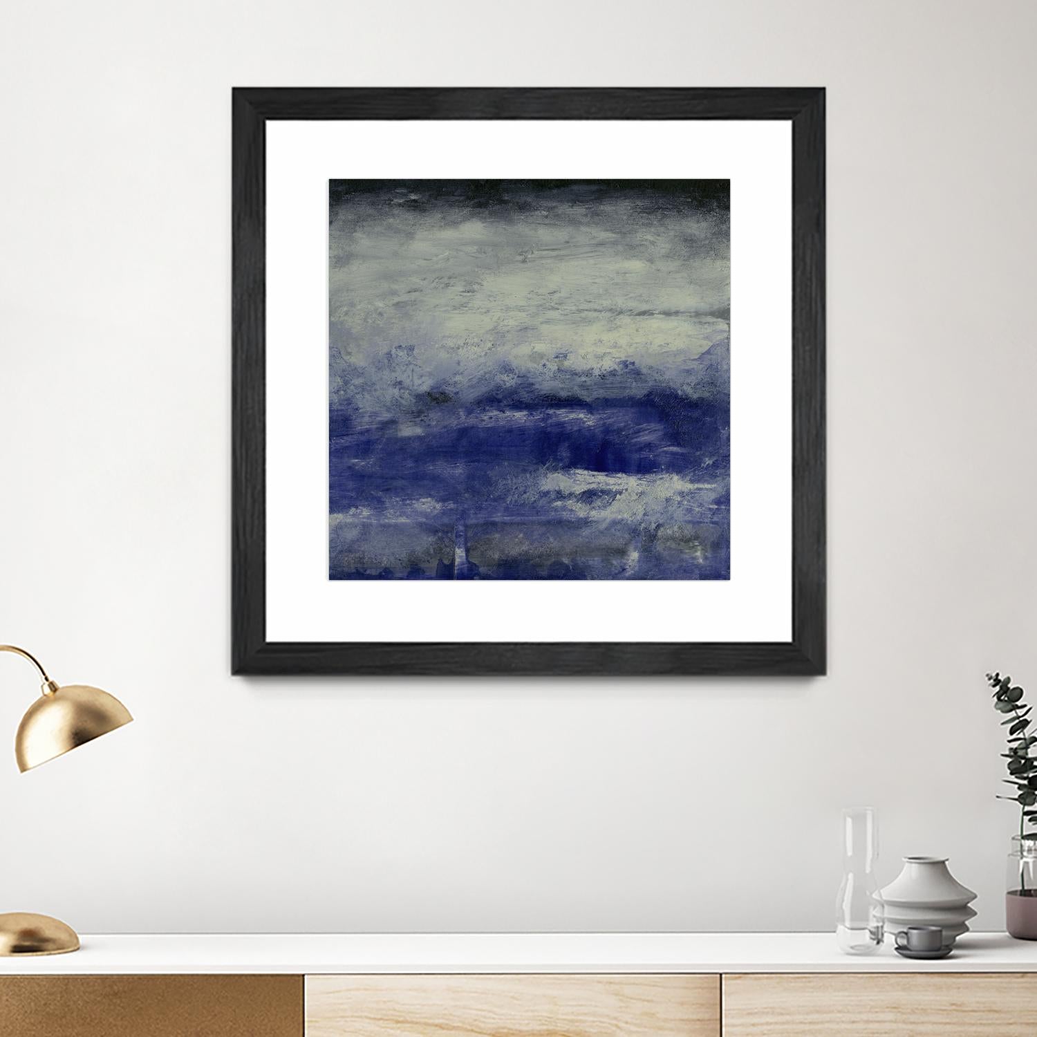 Realm III by Sharon Gordon on GIANT ART - blue abstract abstract