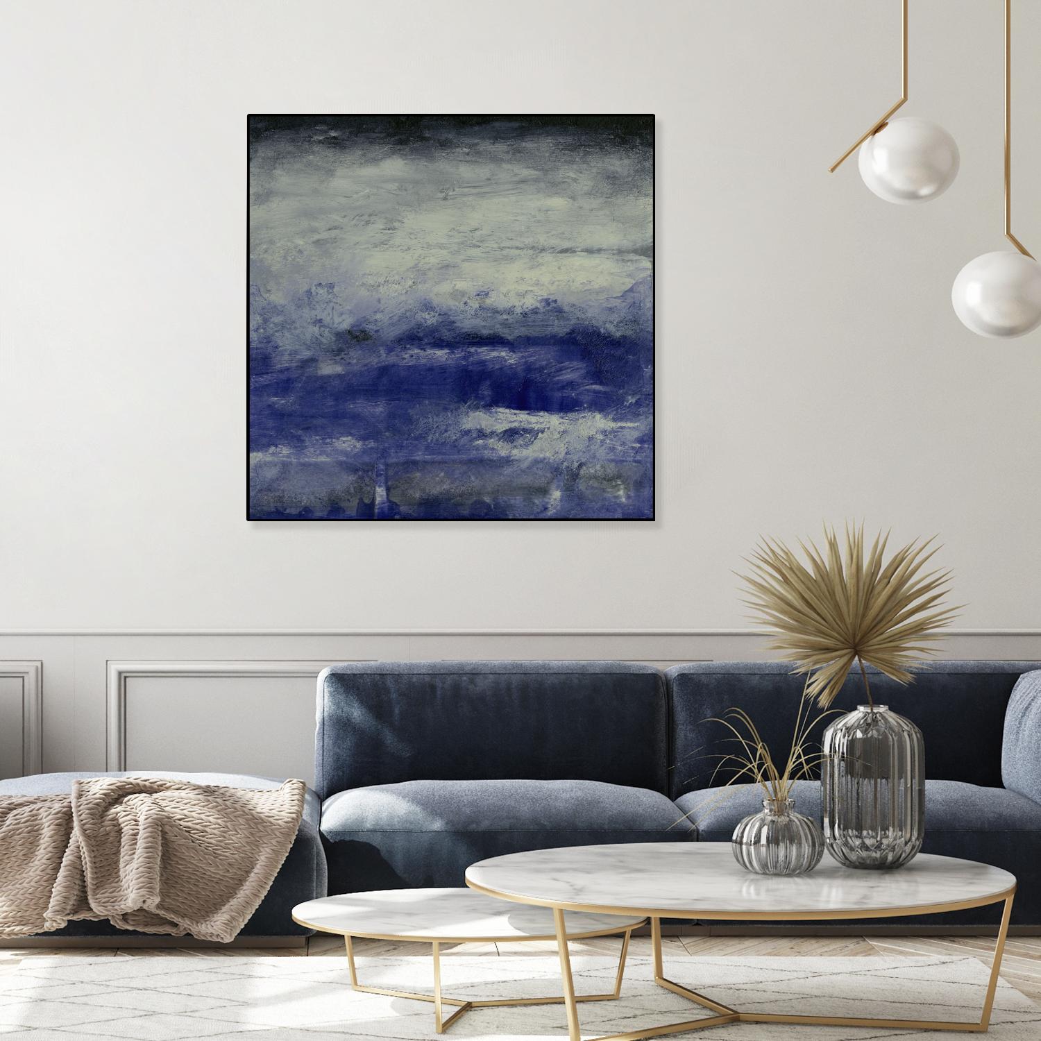 Realm III by Sharon Gordon on GIANT ART - blue abstract abstract