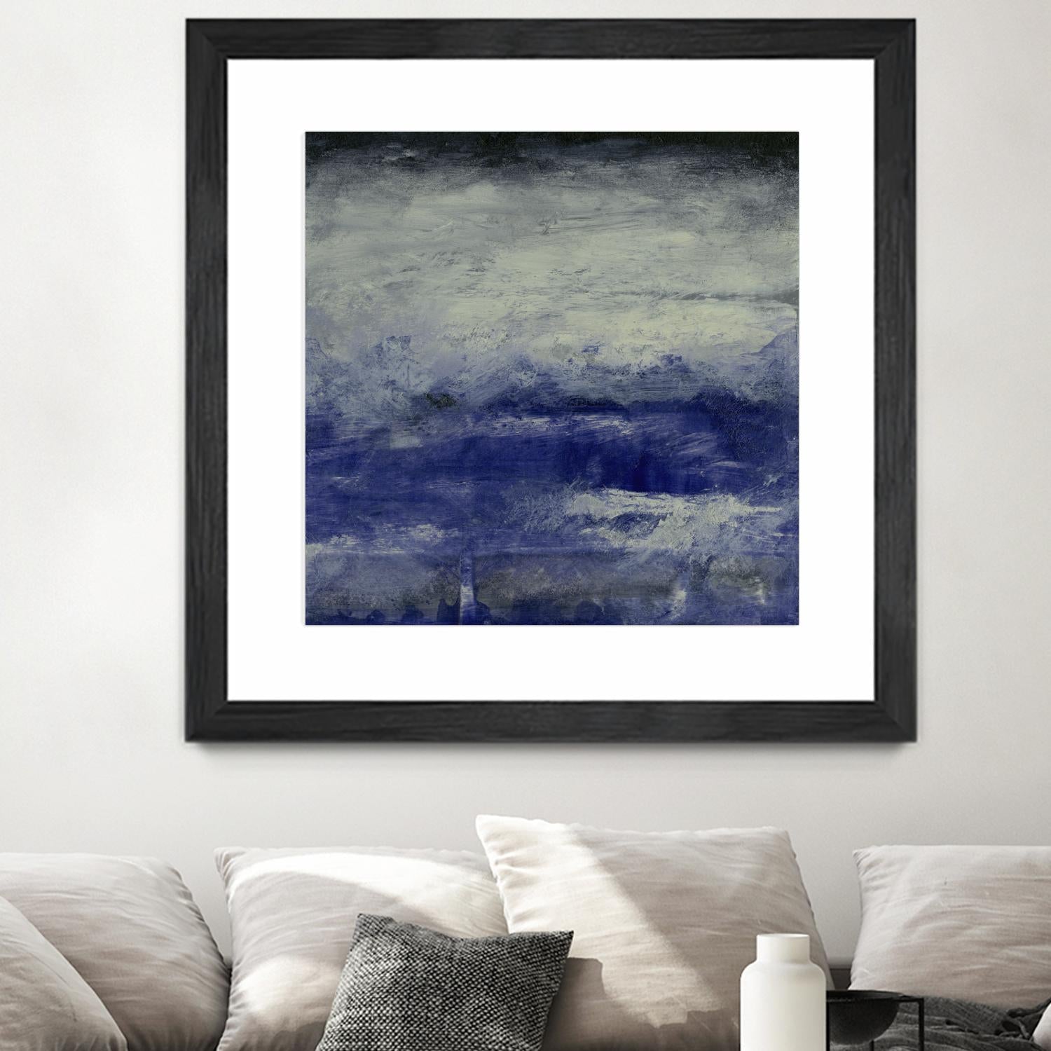 Realm III by Sharon Gordon on GIANT ART - blue abstract abstract