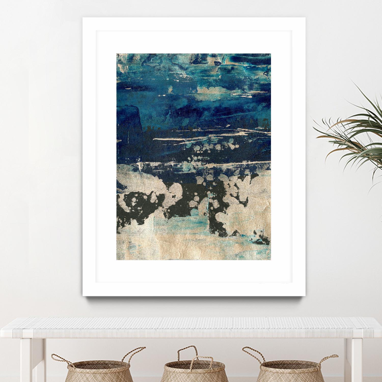 Silver Surf I by Ethan Harper on GIANT ART - gold abstract abstract