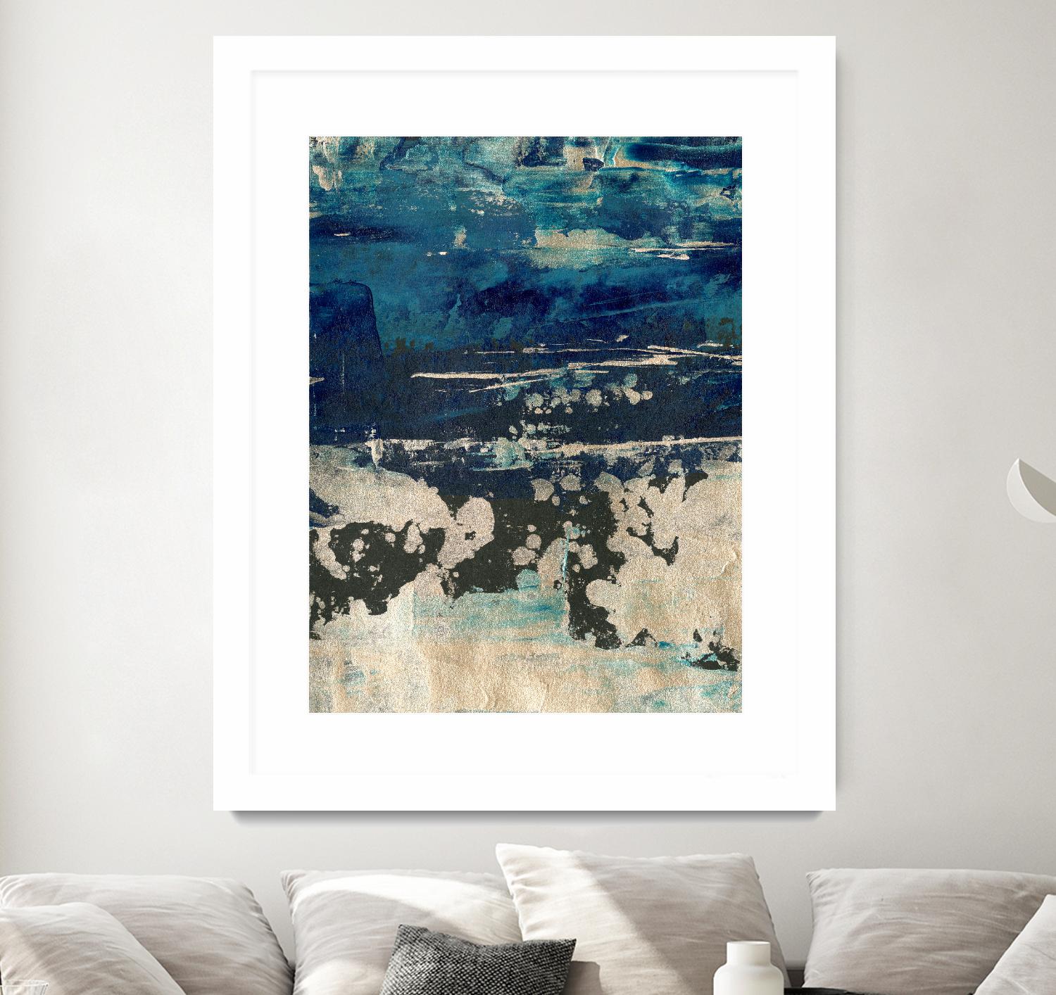 Silver Surf I by Ethan Harper on GIANT ART - gold abstract abstract