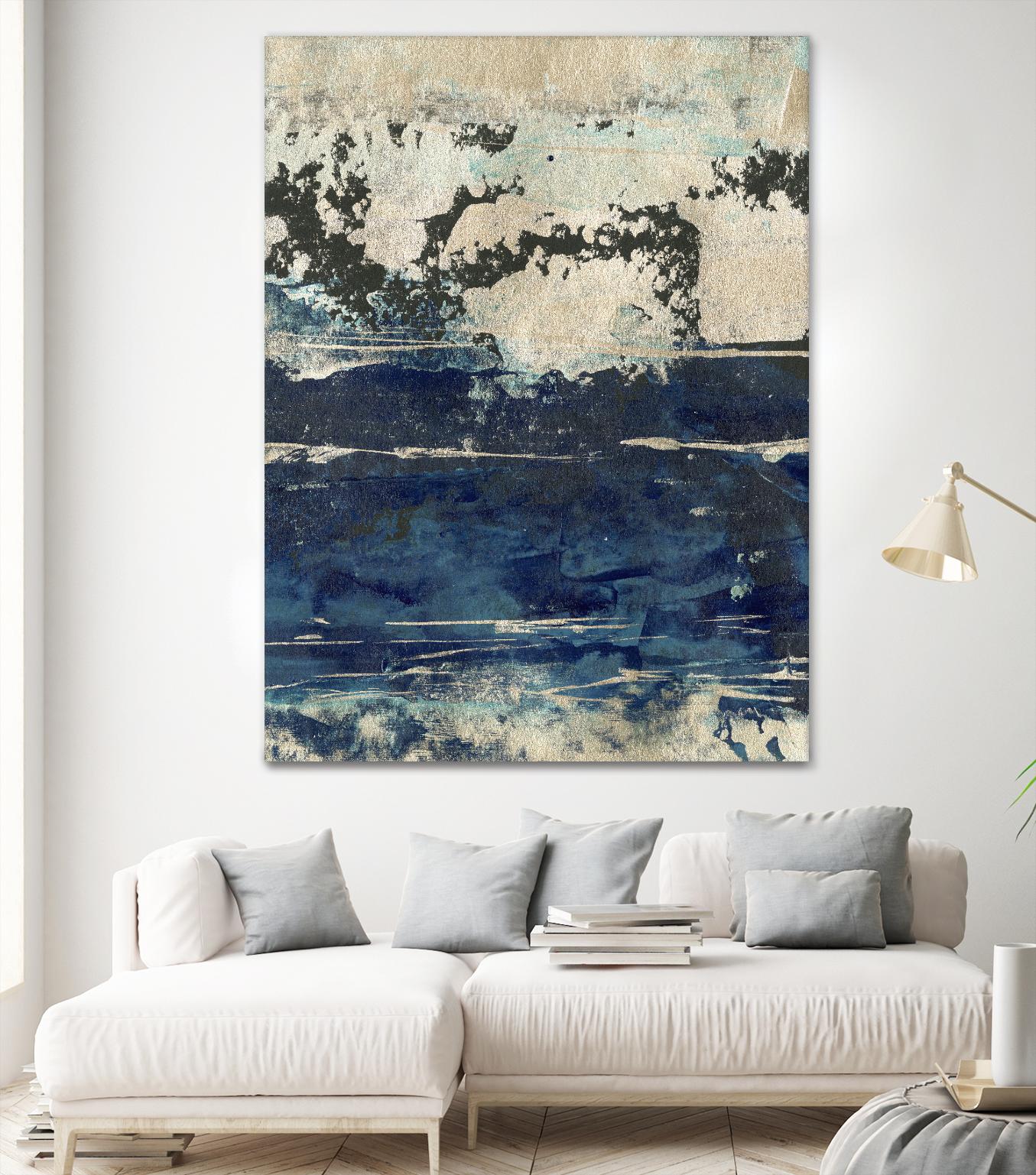 Silver Surf II by Ethan Harper on GIANT ART - gold abstract abstract