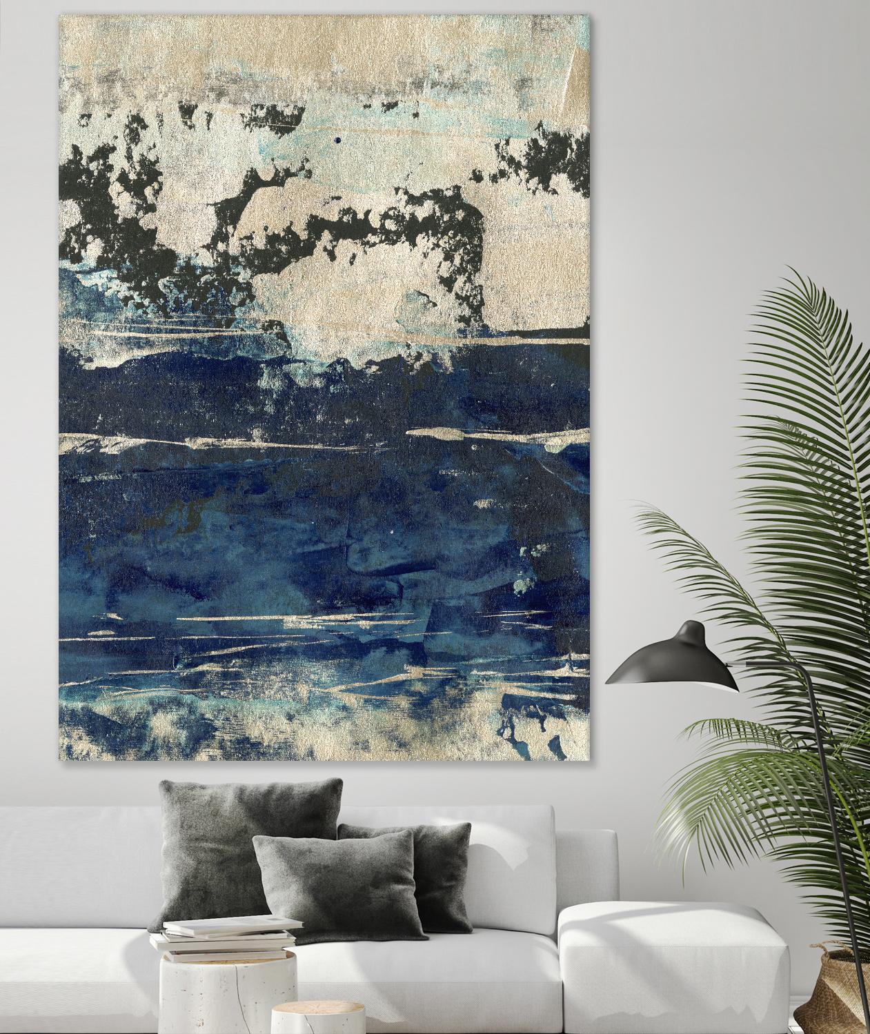 Silver Surf II by Ethan Harper on GIANT ART - gold abstract abstract