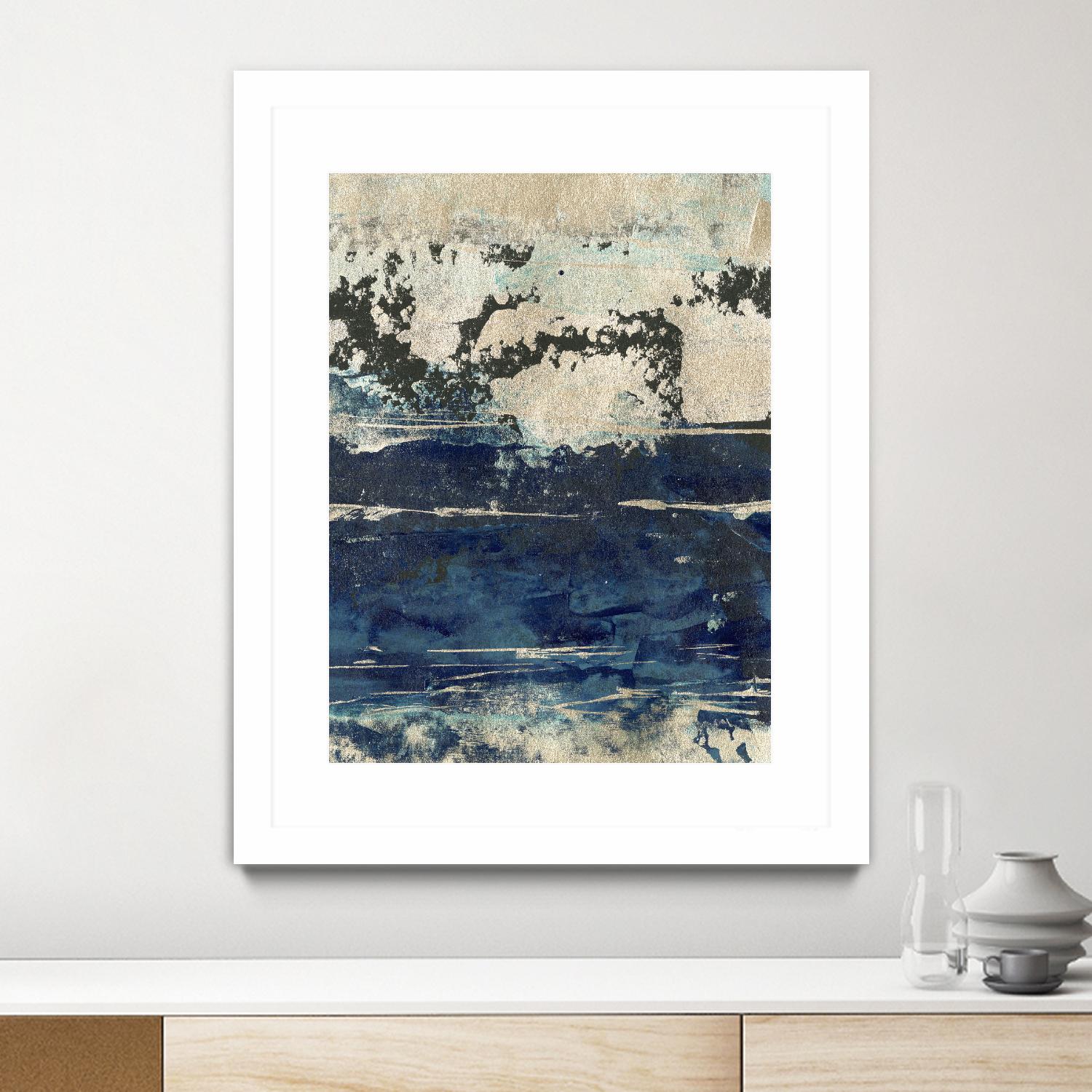 Silver Surf II by Ethan Harper on GIANT ART - gold abstract abstract