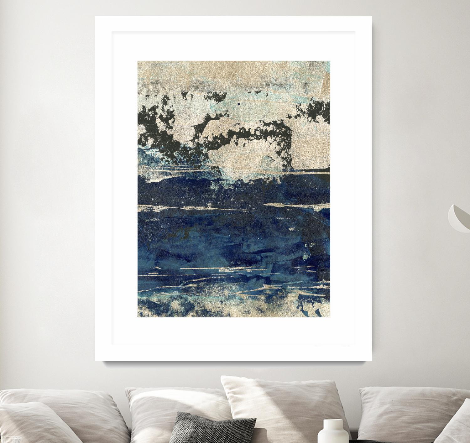 Silver Surf II by Ethan Harper on GIANT ART - gold abstract abstract