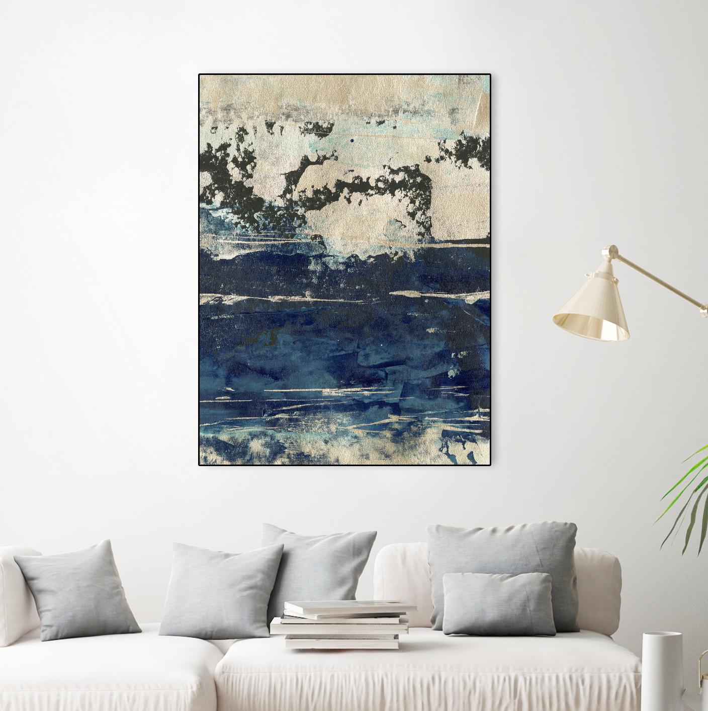 Silver Surf II by Ethan Harper on GIANT ART - gold abstract abstract