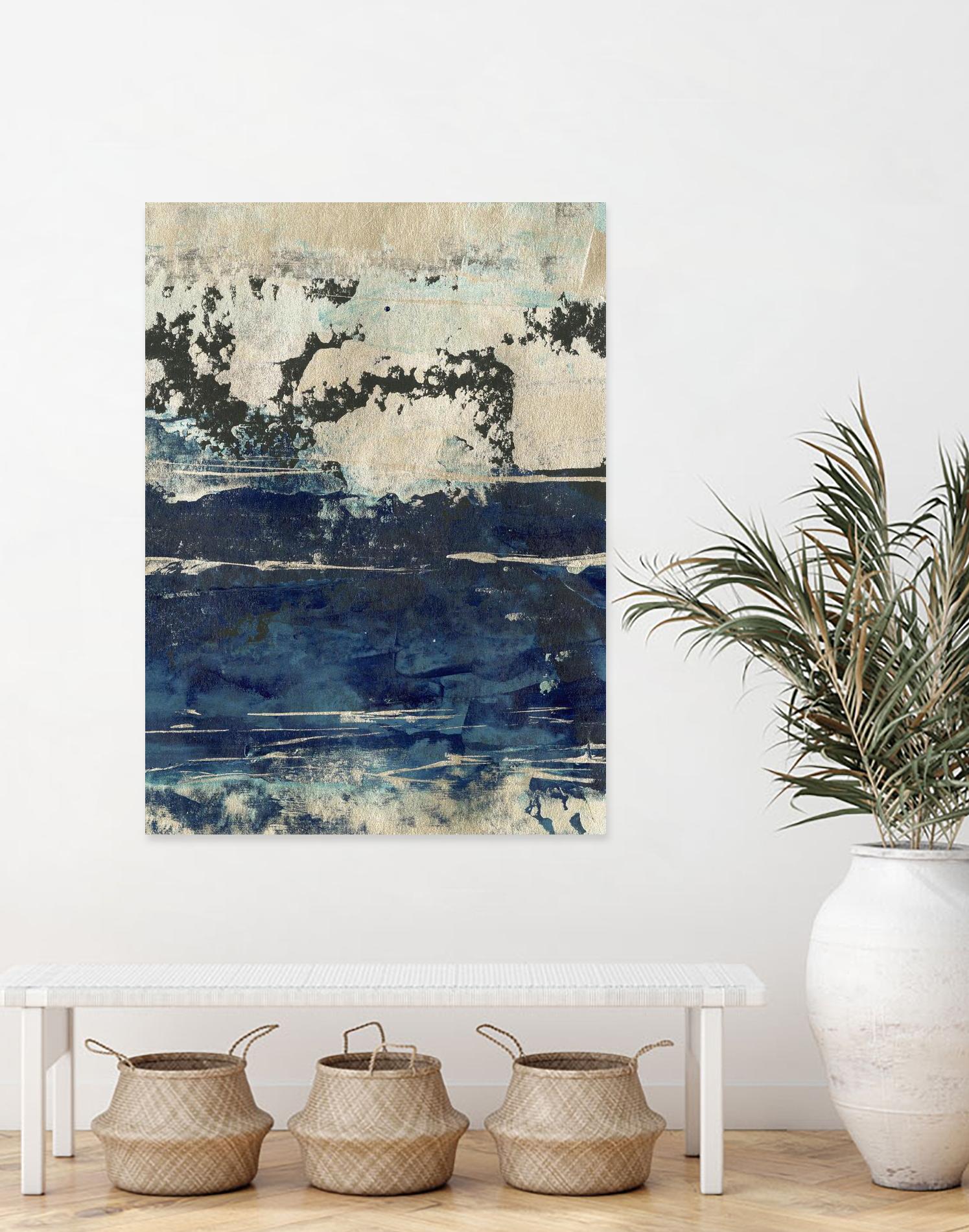 Silver Surf II by Ethan Harper on GIANT ART - gold abstract abstract