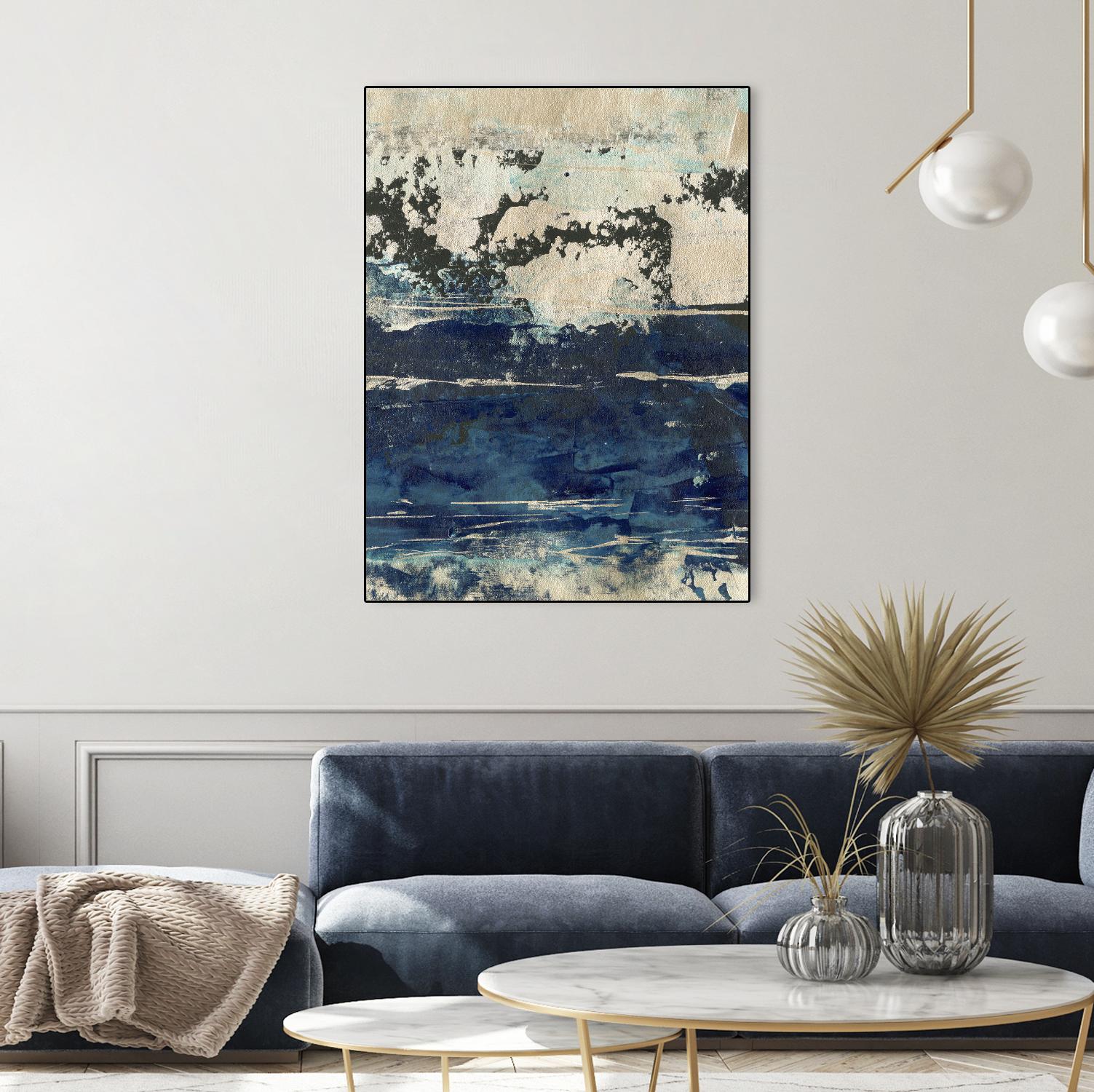 Silver Surf II by Ethan Harper on GIANT ART - gold abstract abstract