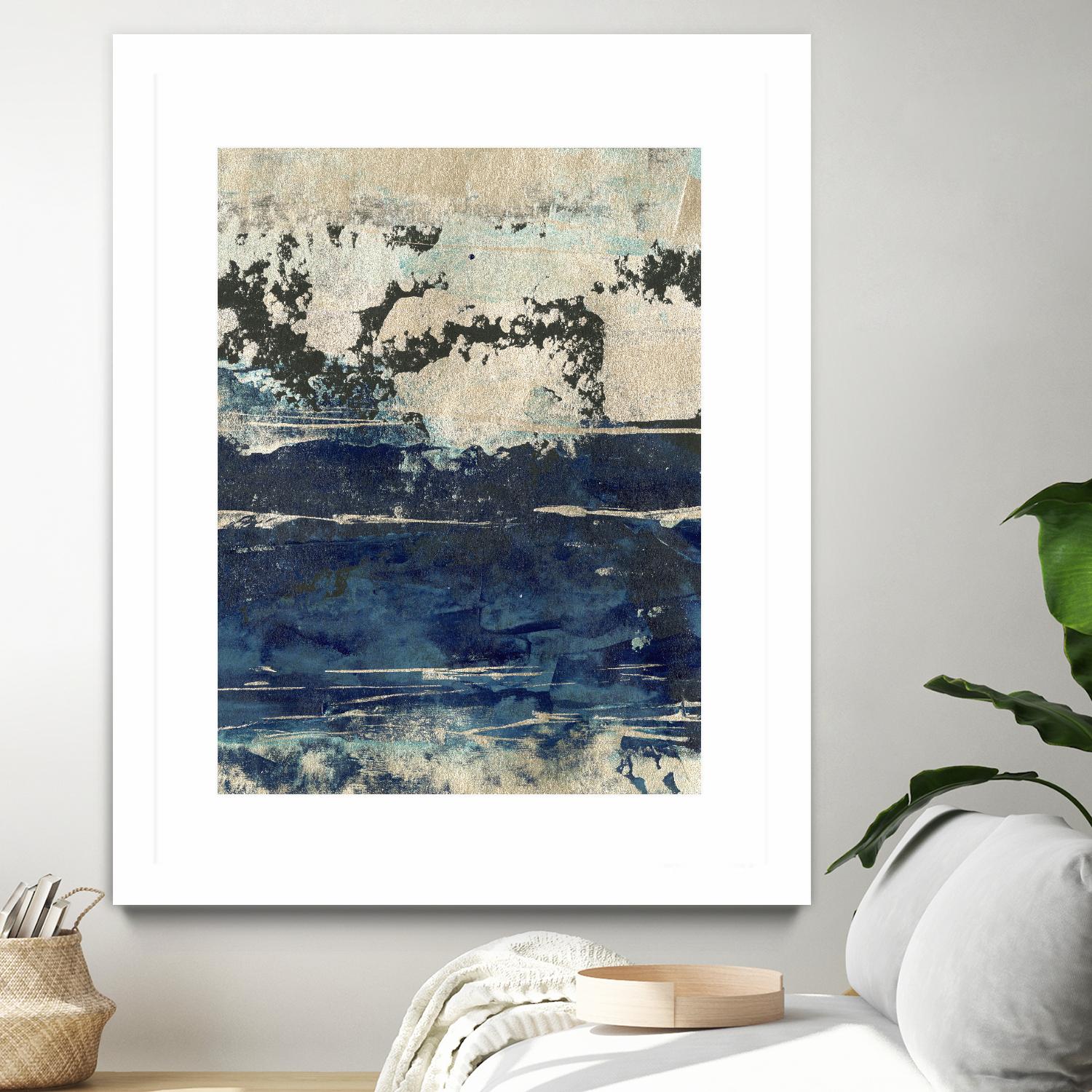 Silver Surf II by Ethan Harper on GIANT ART - gold abstract abstract