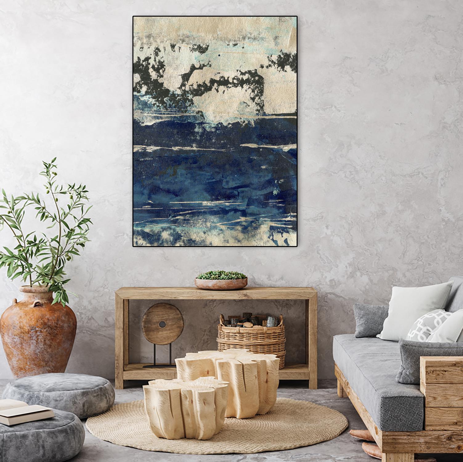 Silver Surf II by Ethan Harper on GIANT ART - gold abstract abstract