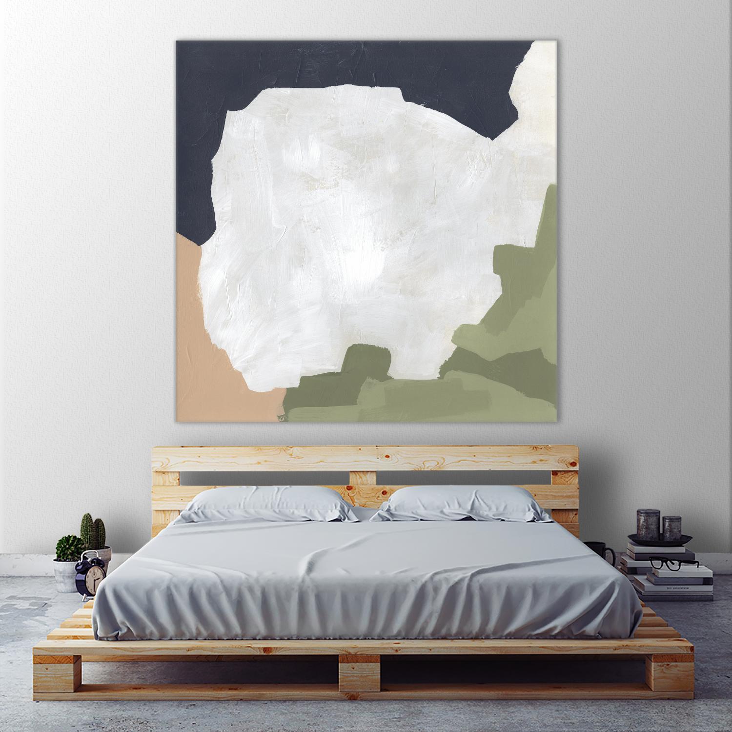 Tectonic Boundaries I by June Vess on GIANT ART - green abstract abstract