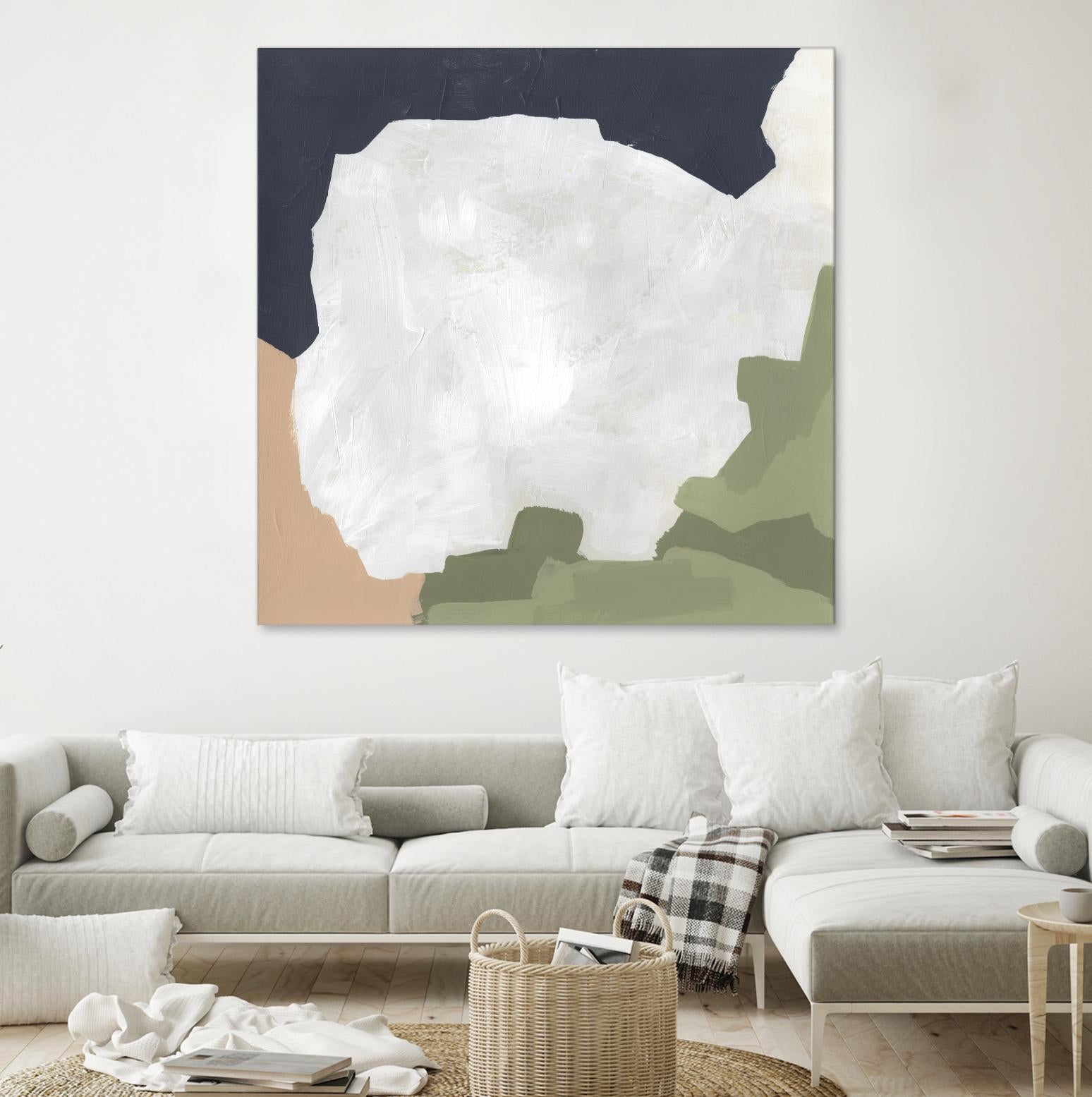 Tectonic Boundaries I by June Vess on GIANT ART - green abstract abstract