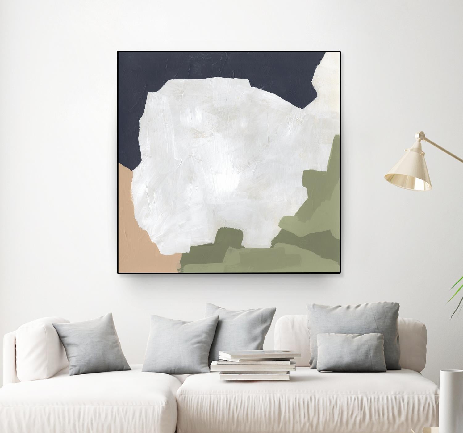 Tectonic Boundaries I by June Vess on GIANT ART - green abstract abstract