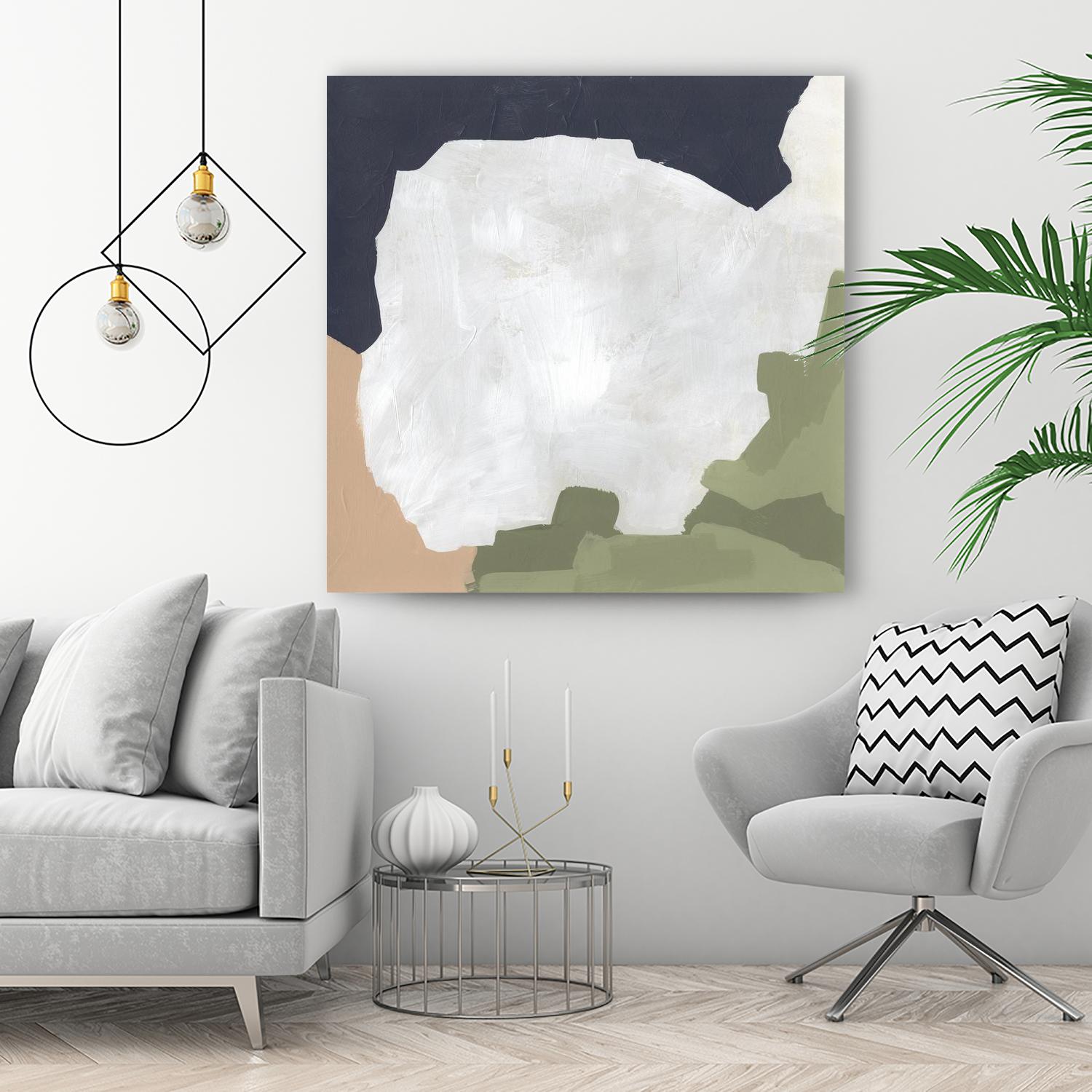 Tectonic Boundaries I by June Vess on GIANT ART - green abstract abstract