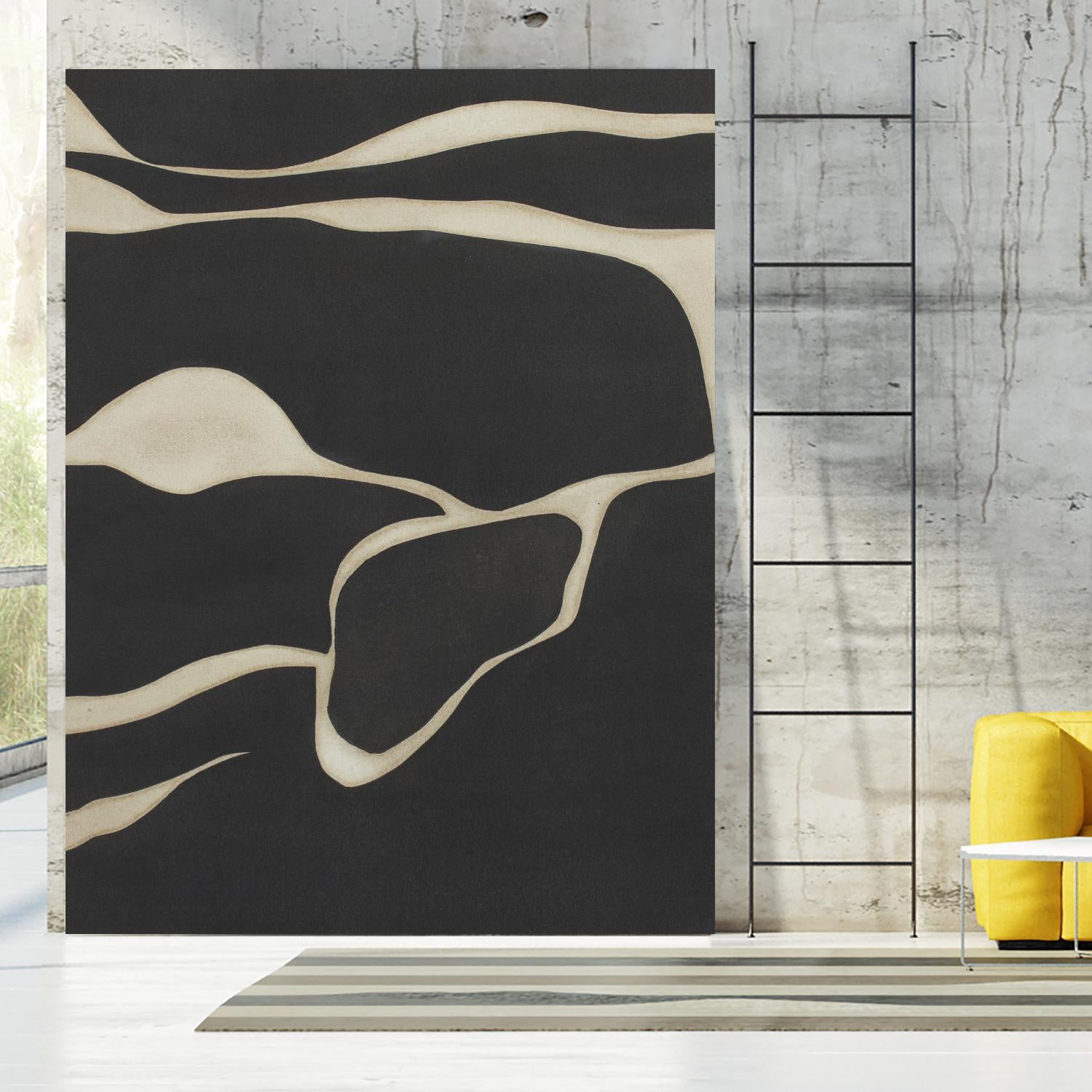 Tides in Sepia III by Rob Delamater on GIANT ART - black abstract abstract
