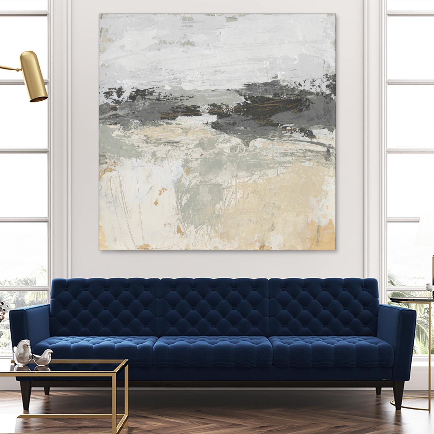 Wheatfield II by June Vess on GIANT ART - beige abstract abstract