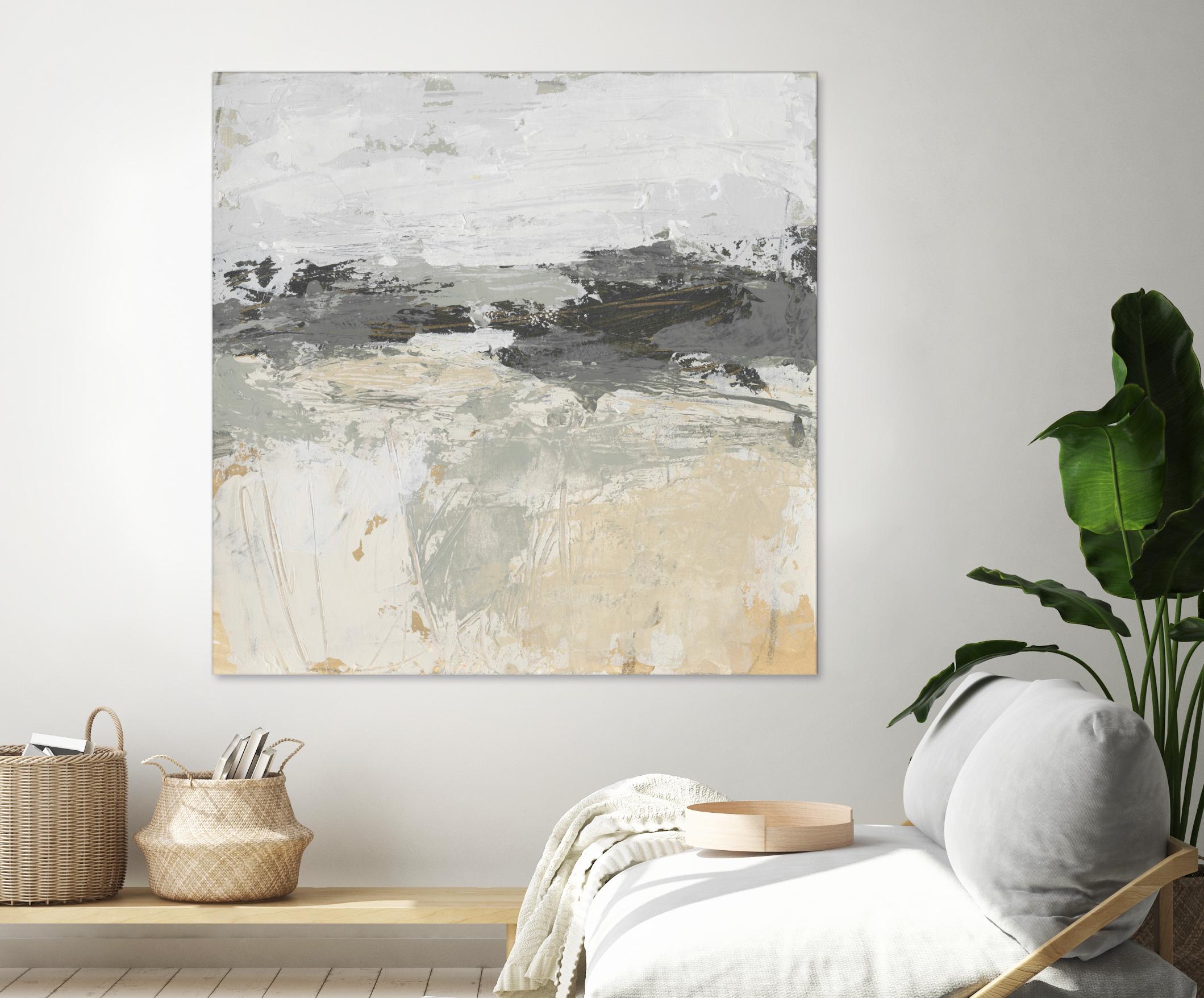 Wheatfield II by June Vess on GIANT ART - beige abstract abstract