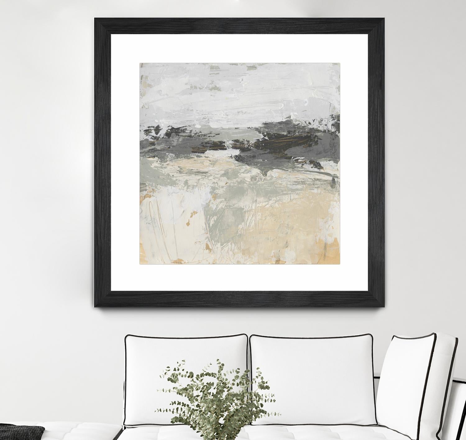 Wheatfield II by June Vess on GIANT ART - beige abstract abstract