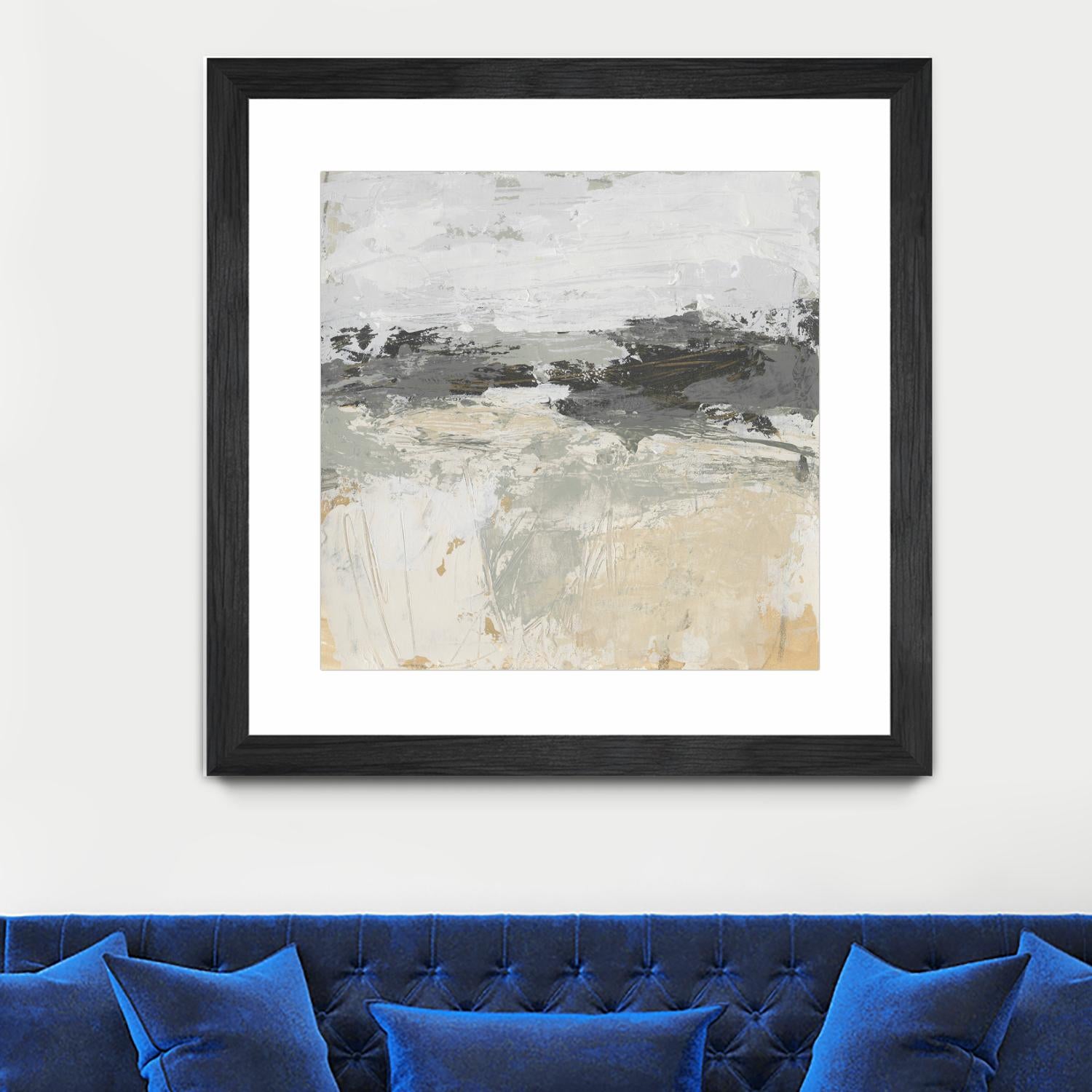 Wheatfield II by June Vess on GIANT ART - beige abstract abstract