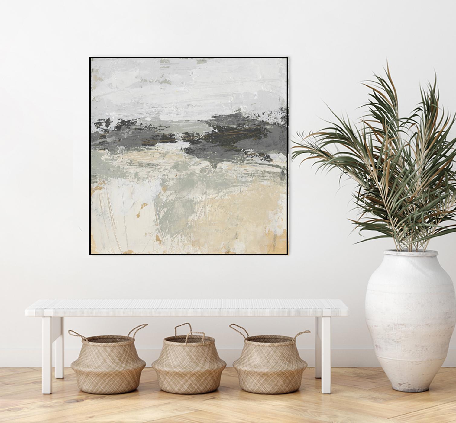 Wheatfield II by June Vess on GIANT ART - beige abstract abstract