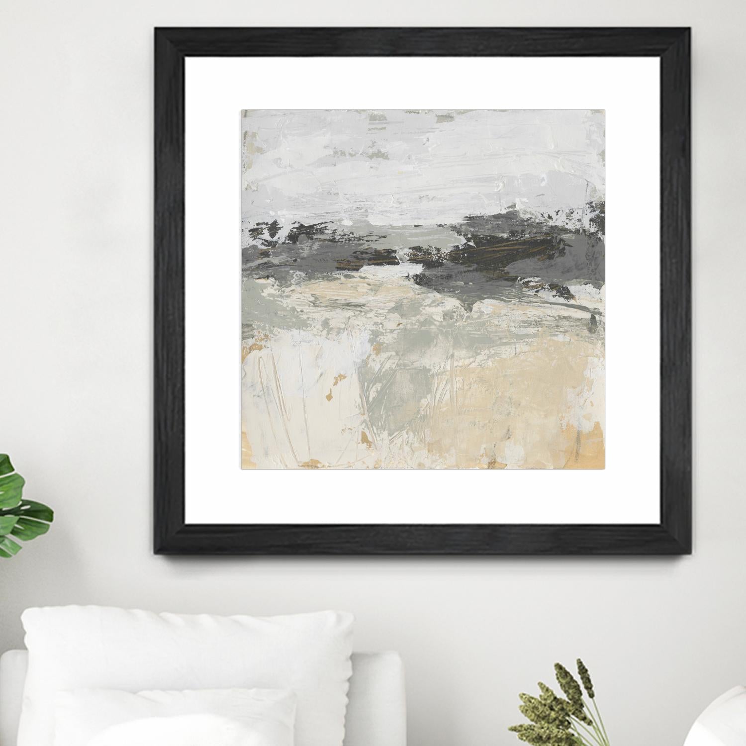 Wheatfield II by June Vess on GIANT ART - beige abstract abstract