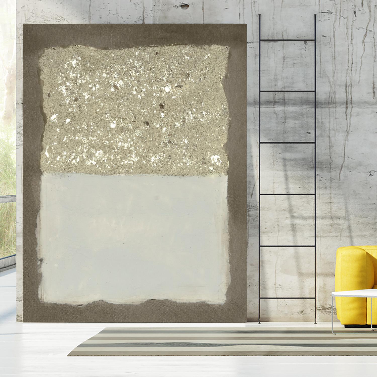 Compaction I by Vanna Lam on GIANT ART - silver abstract