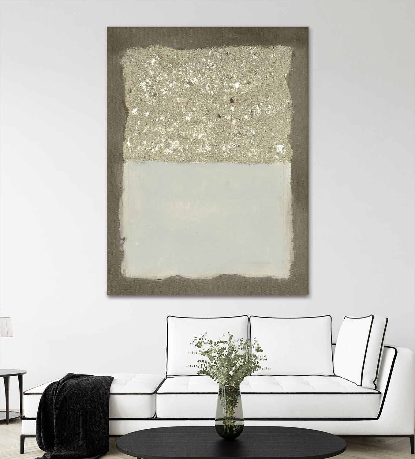 Compaction I by Vanna Lam on GIANT ART - silver abstract