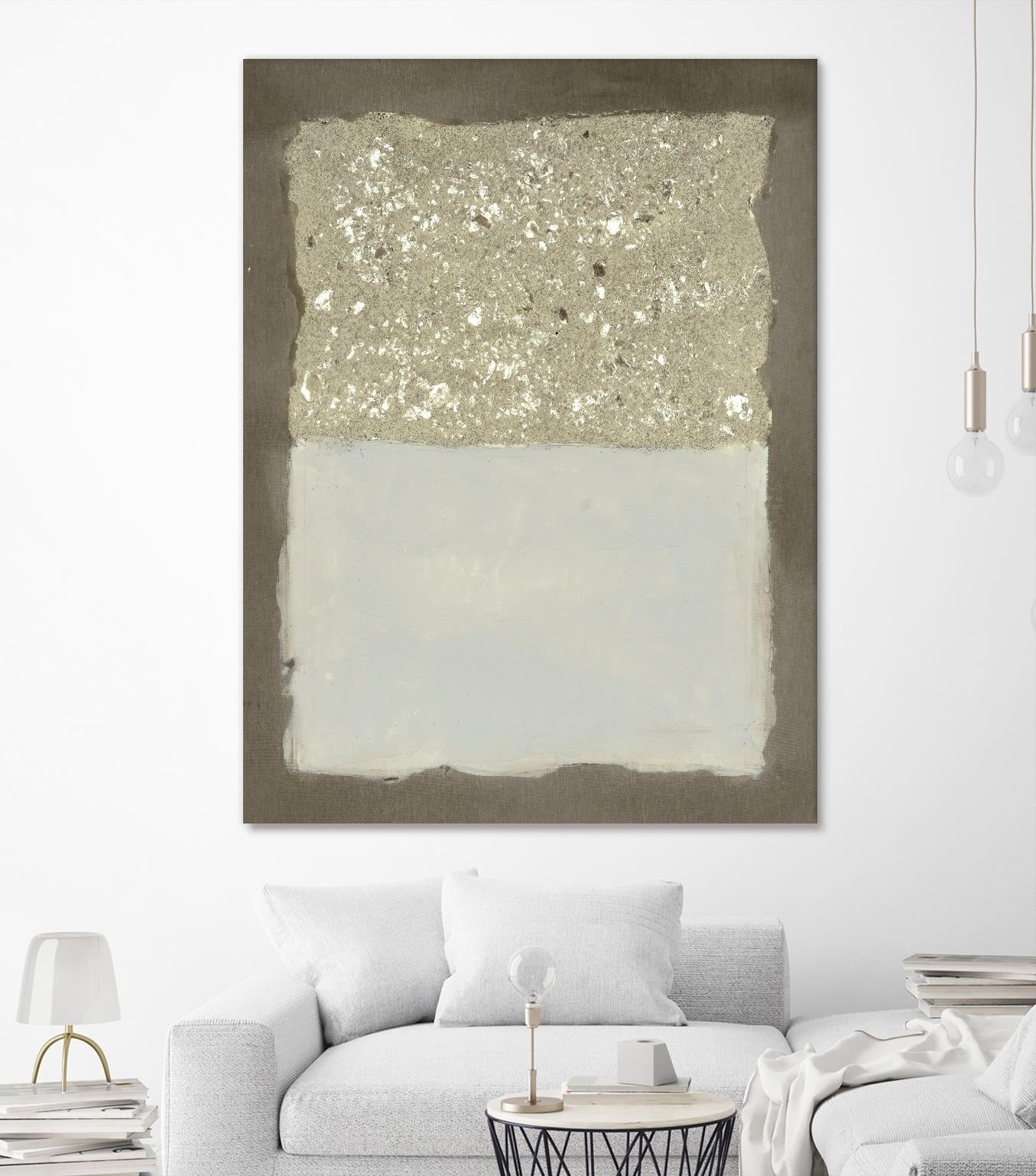 Compaction I by Vanna Lam on GIANT ART - silver abstract