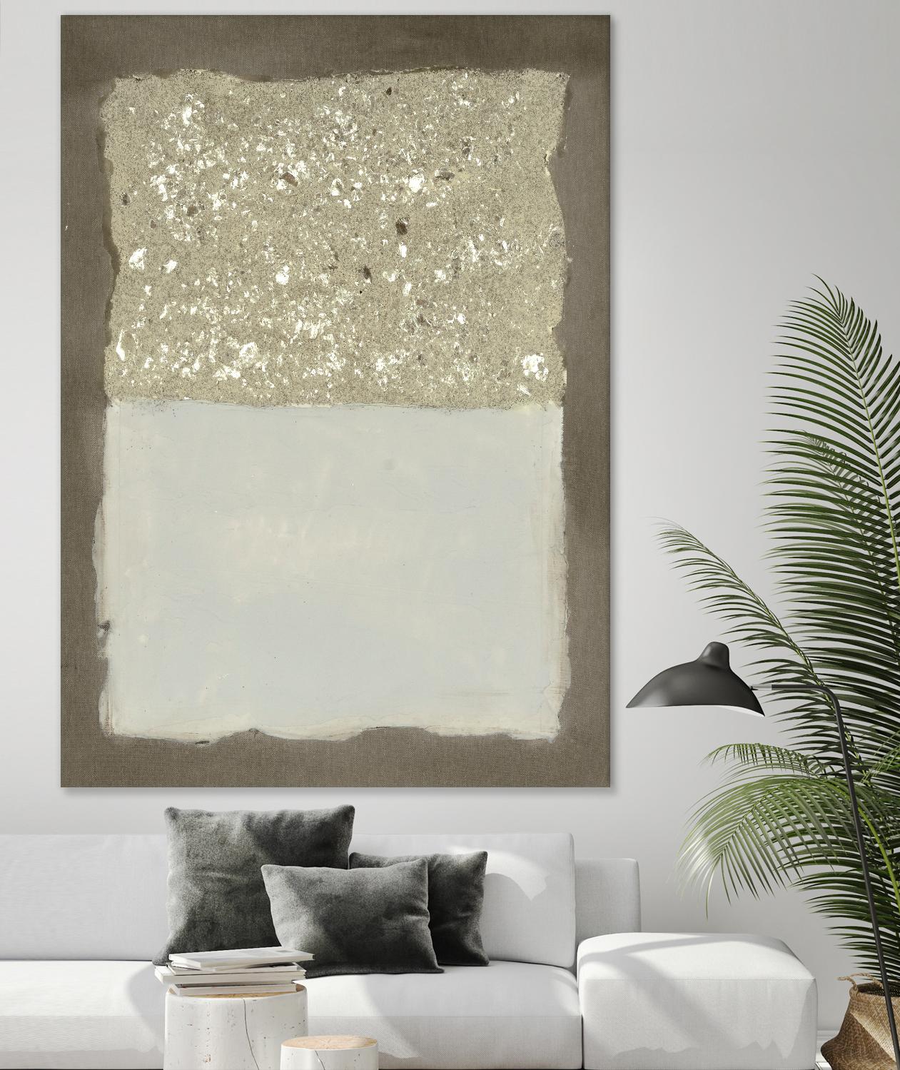 Compaction I by Vanna Lam on GIANT ART - silver abstract