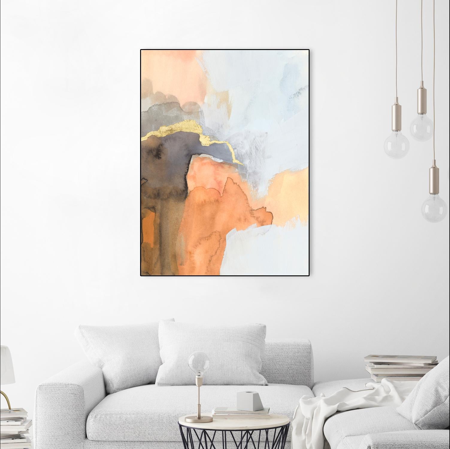 Cusp IV by Victoria Barnes on GIANT ART - gold abstract abstract