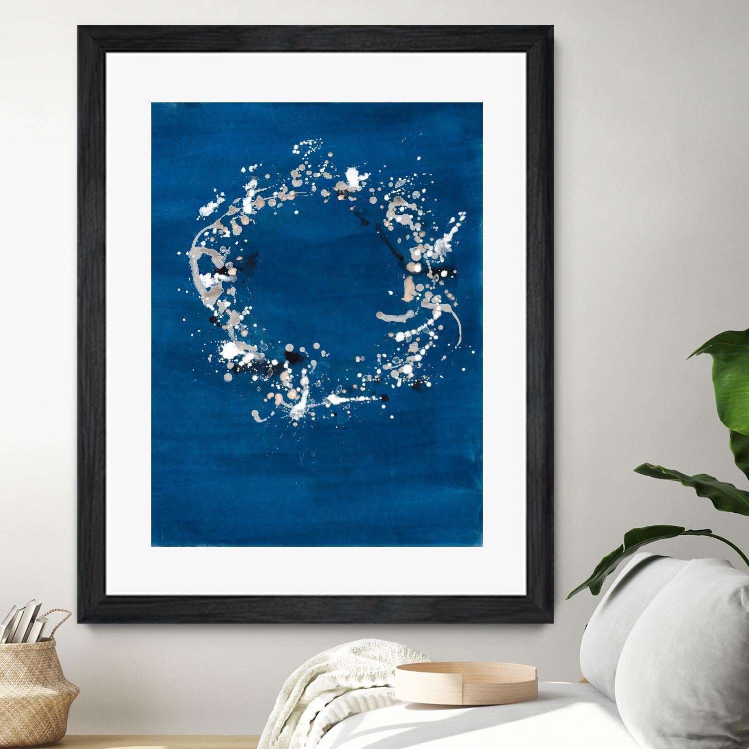 Indigo Coronet by Vanessa Binder on GIANT ART - blue abstract abstract