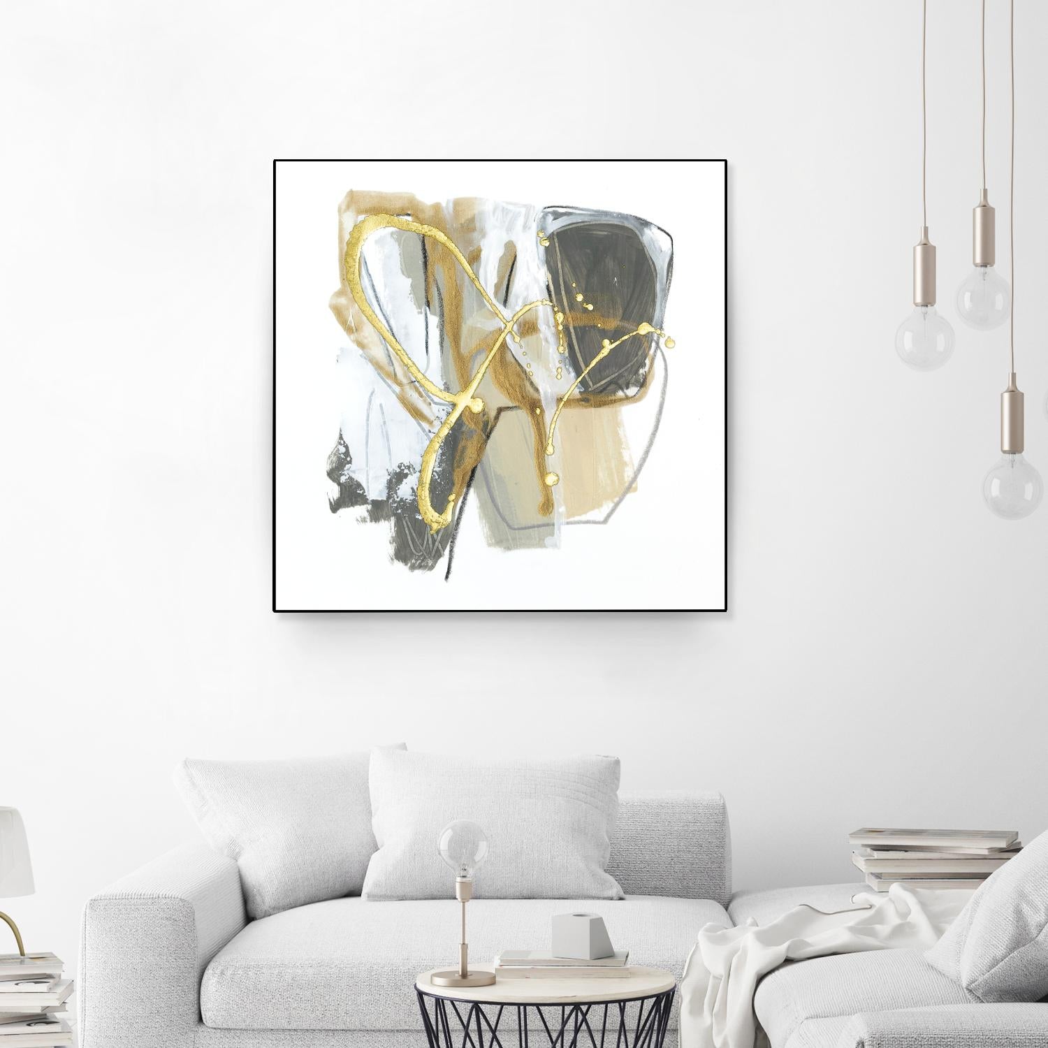 Metallurgy I by June Vess on GIANT ART - gold abstract abstract