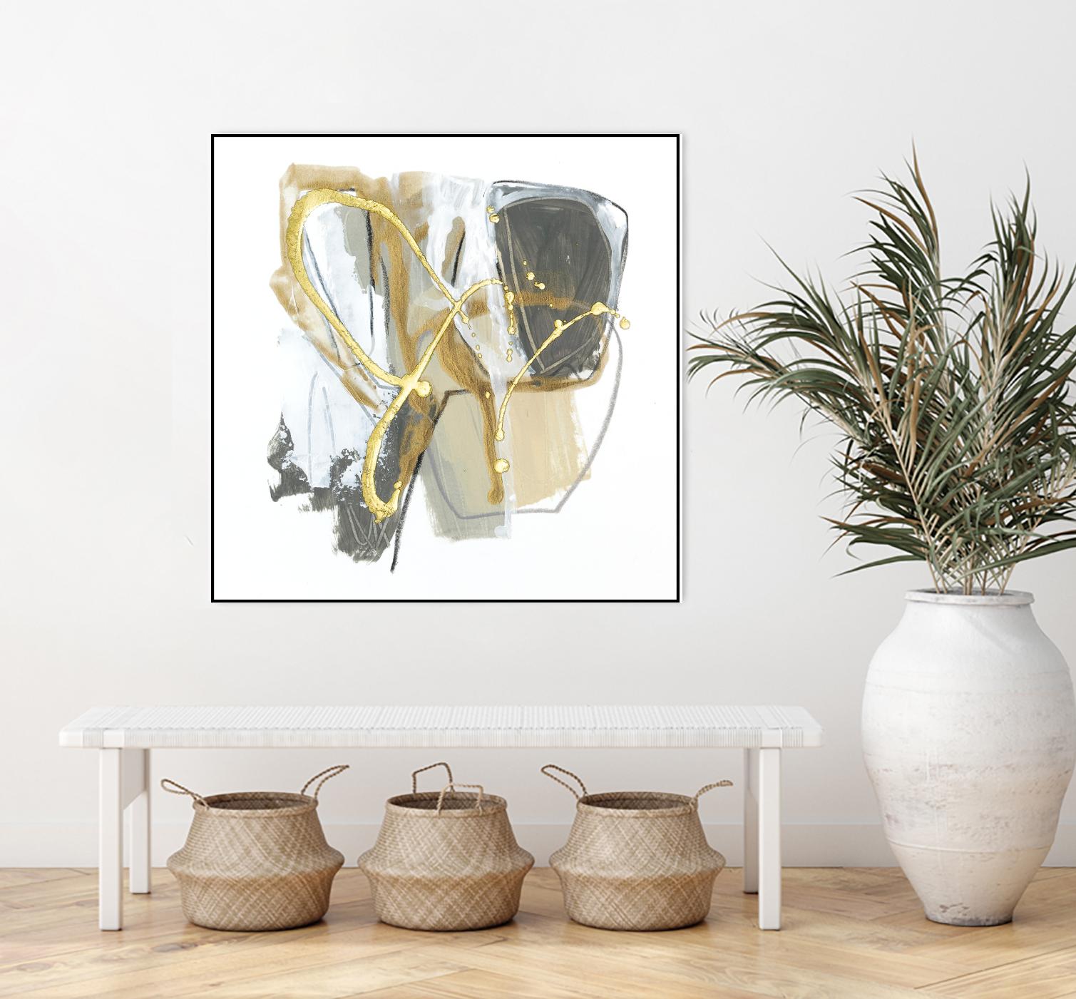 Metallurgy I by June Vess on GIANT ART - gold abstract abstract