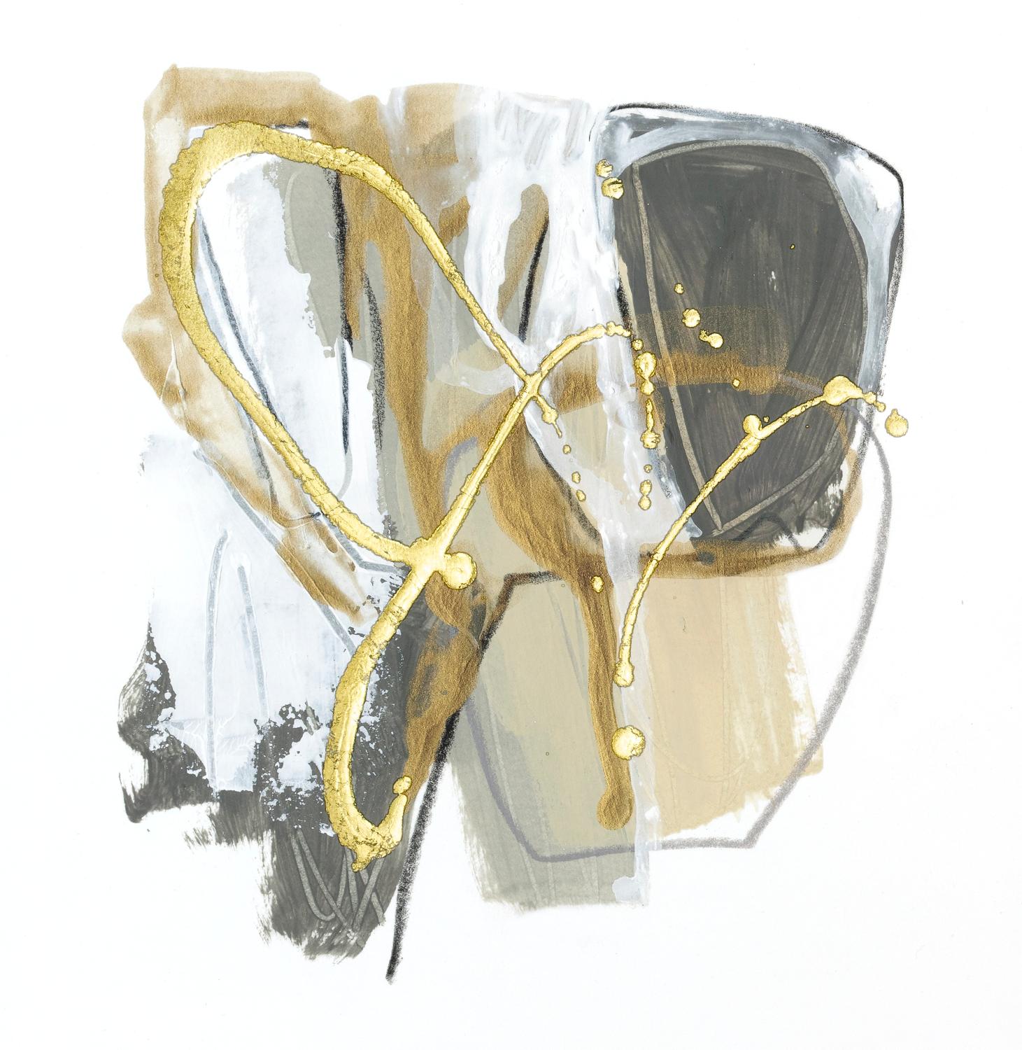 Metallurgy I by June Vess on GIANT ART - gold abstract abstract