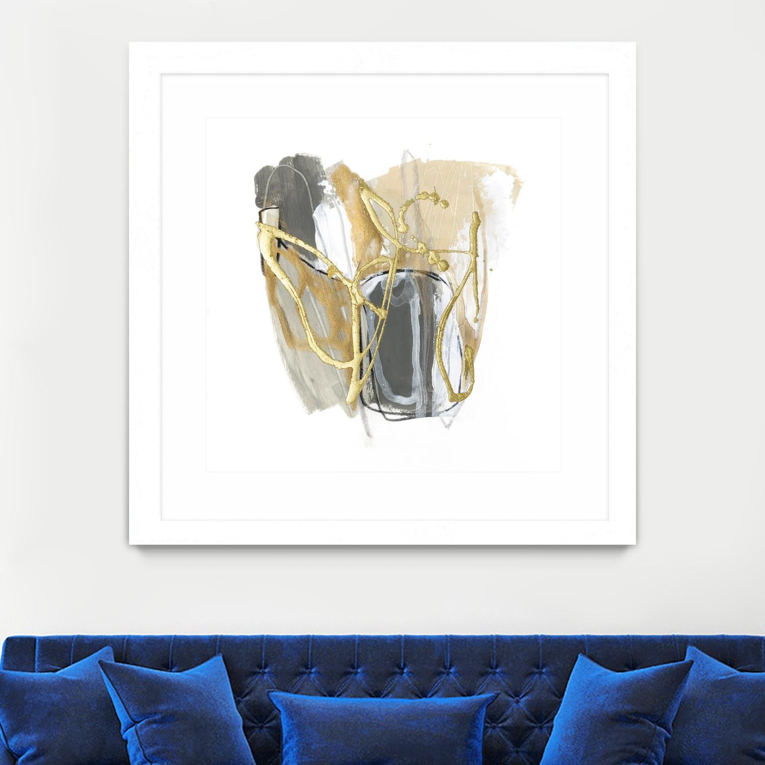 Metallurgy VI by June Vess on GIANT ART - beige abstract abstract