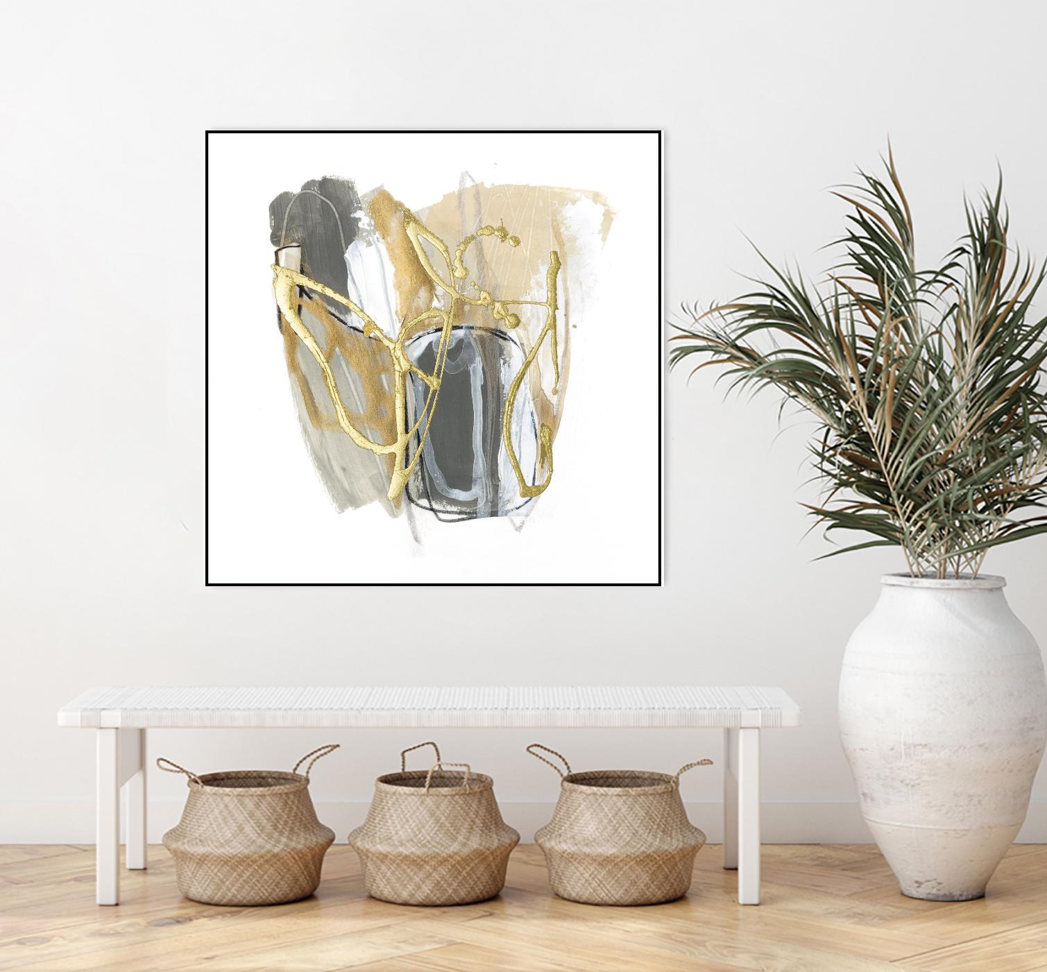 Metallurgy VI by June Vess on GIANT ART - beige abstract abstract