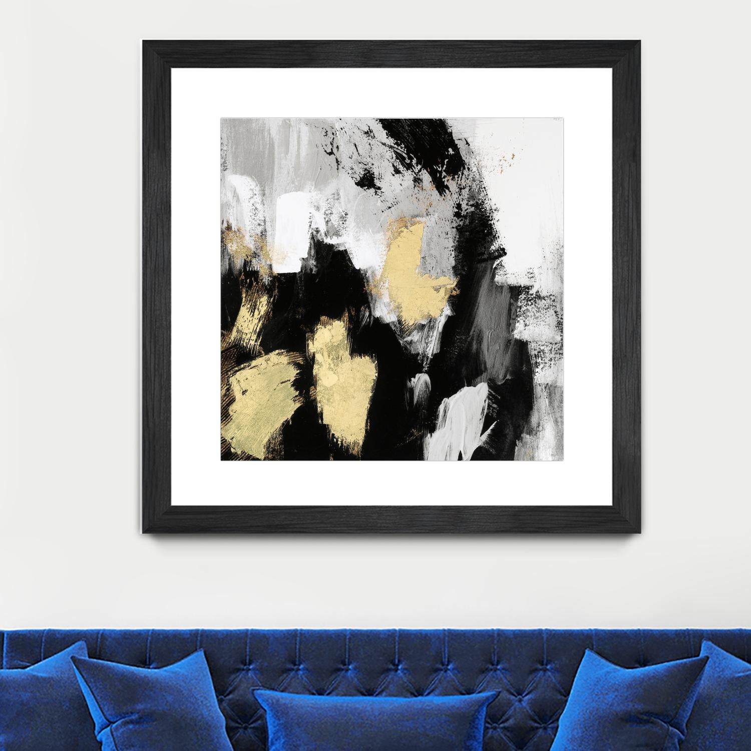 Neutral Gold Collage I by Victoria Borges on GIANT ART - gold abstract abstract
