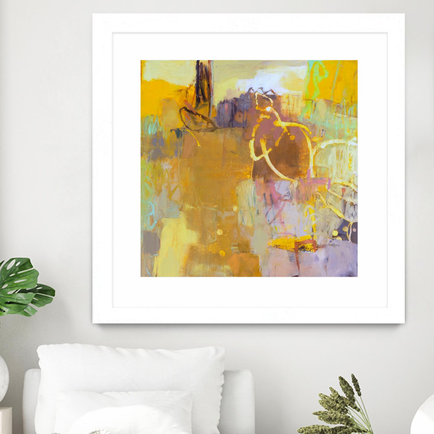 Maez I by Sue Jachimiec on GIANT ART - pink abstract abstract