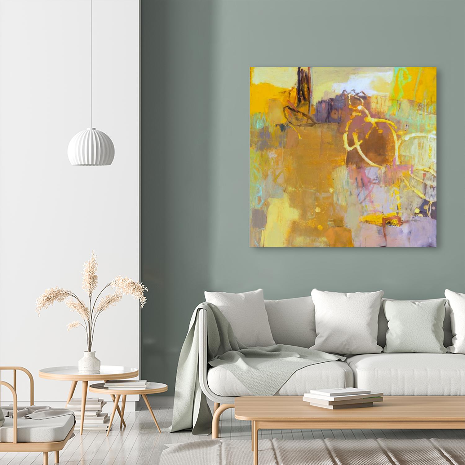 Maez I by Sue Jachimiec on GIANT ART - pink abstract abstract