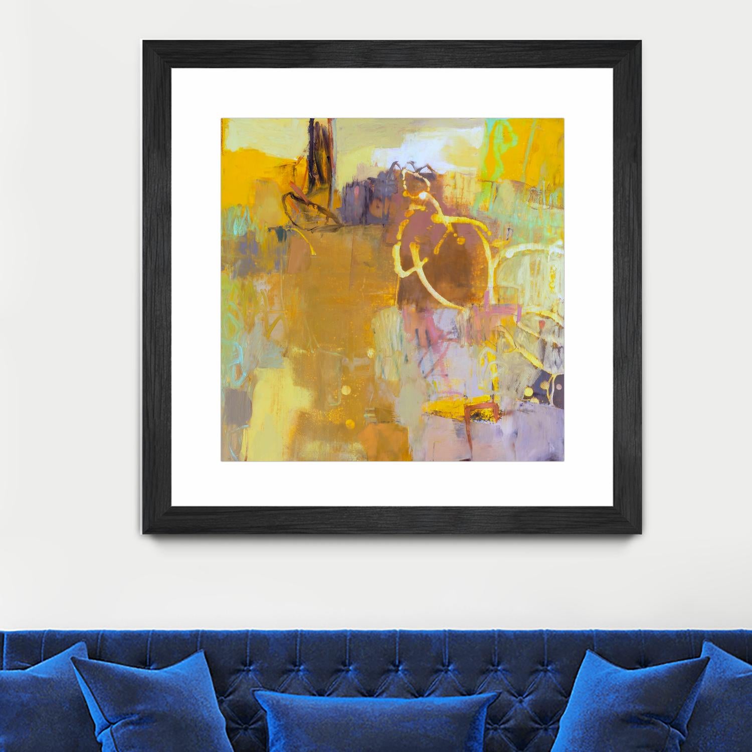 Maez I by Sue Jachimiec on GIANT ART - pink abstract abstract