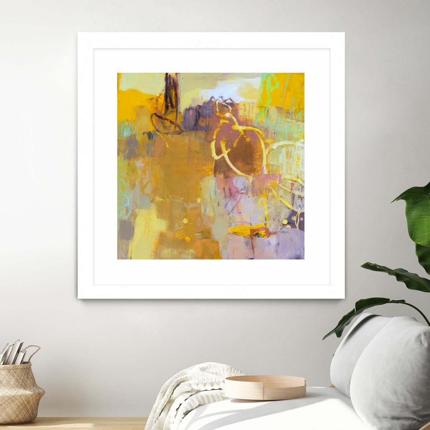 Maez I by Sue Jachimiec on GIANT ART - pink abstract abstract