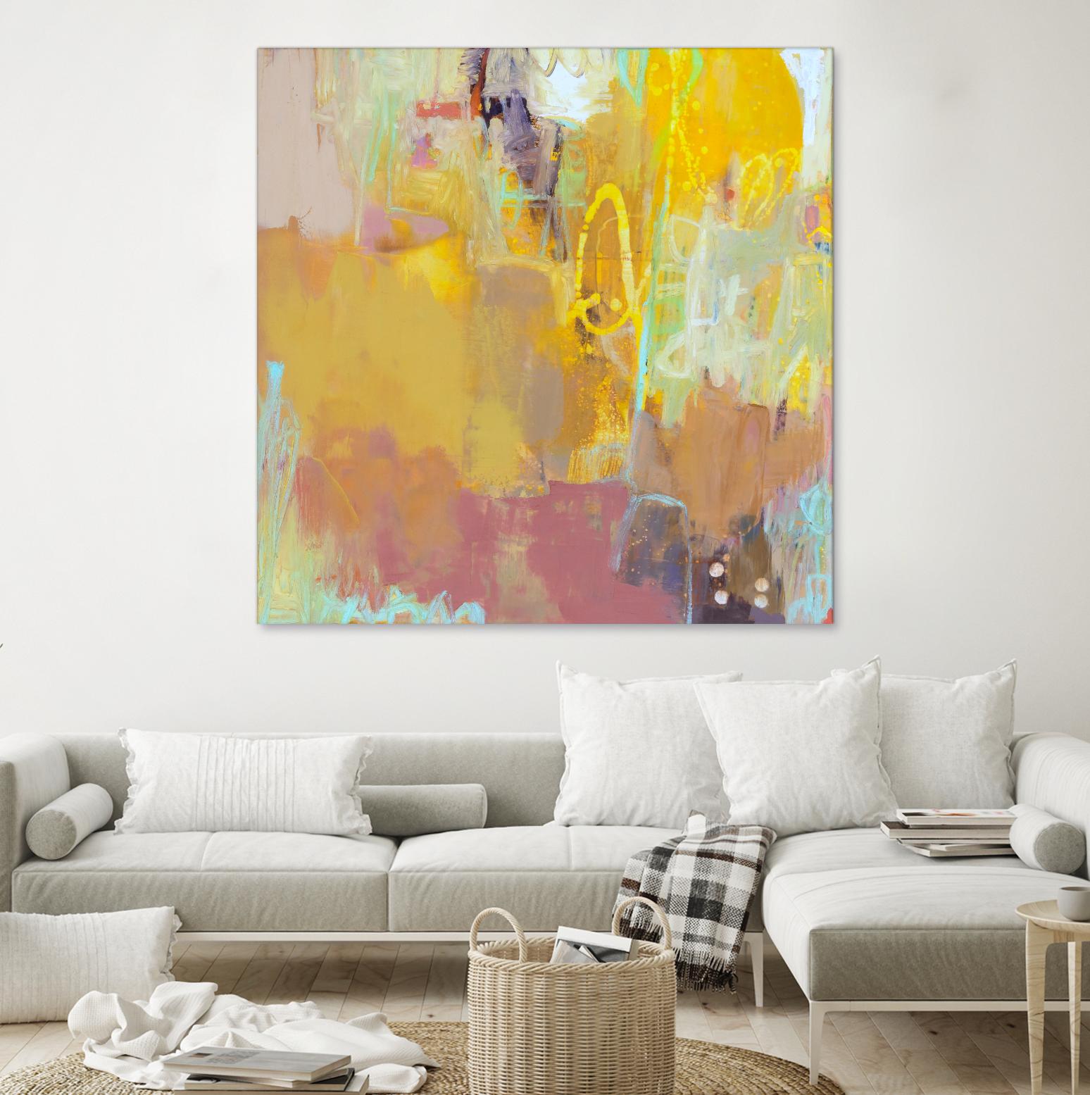 Maez II by Sue Jachimiec on GIANT ART - beige abstract abstract