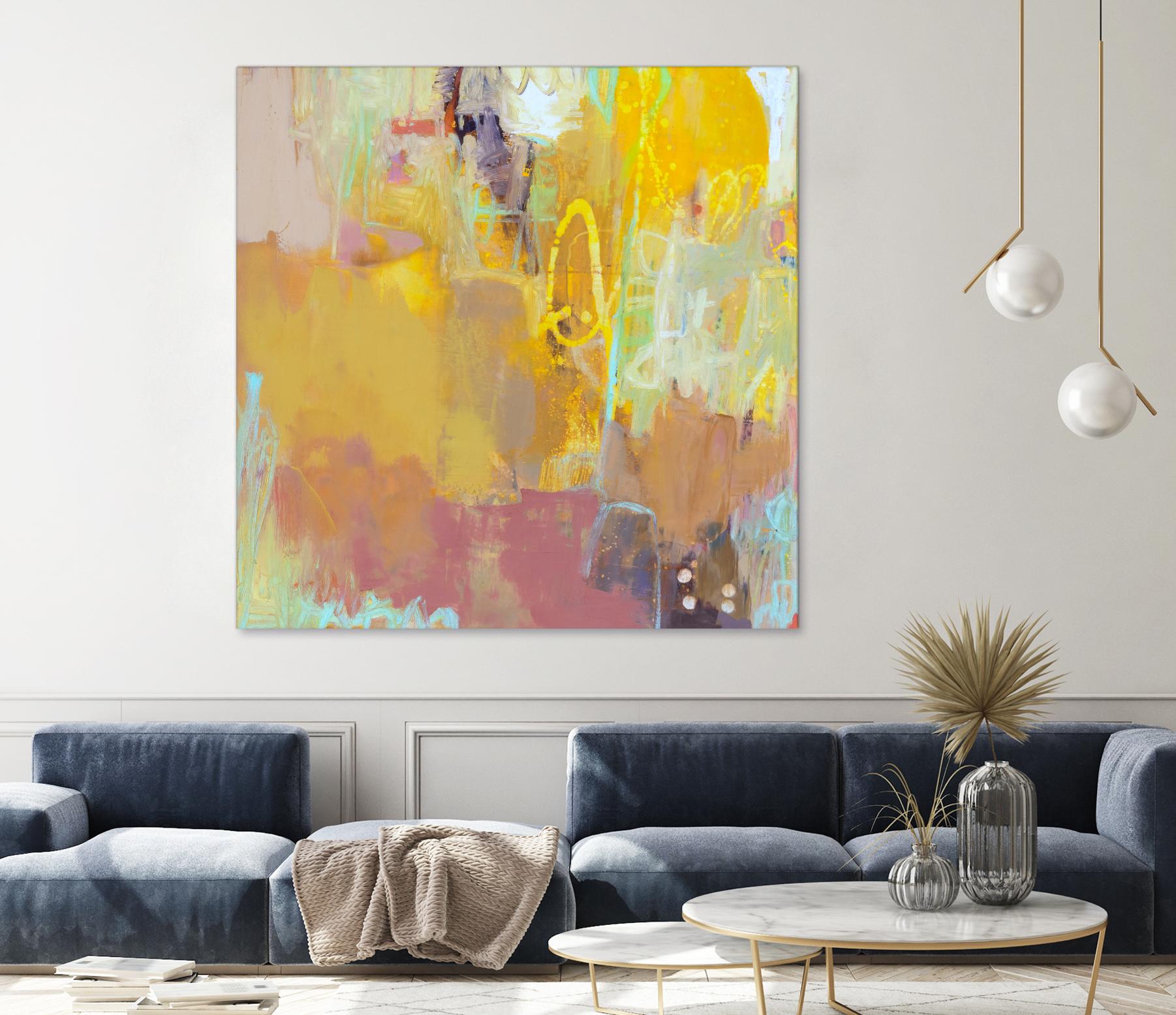Maez II by Sue Jachimiec on GIANT ART - beige abstract abstract