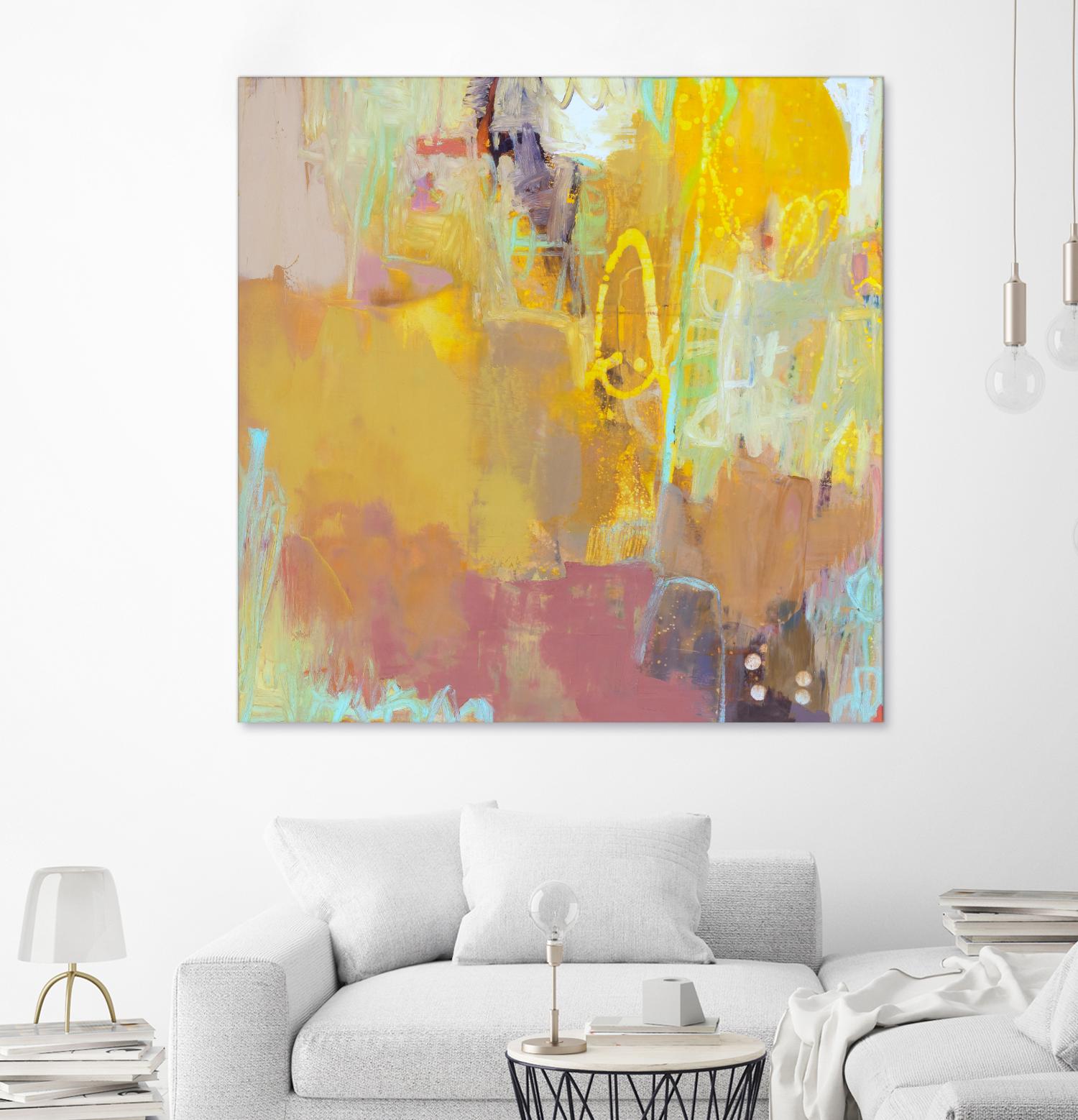 Maez II by Sue Jachimiec on GIANT ART - beige abstract abstract