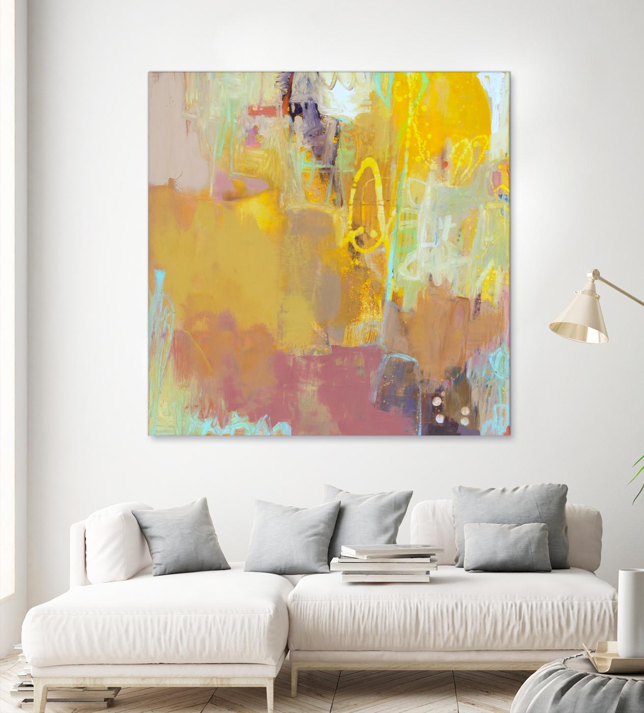 Maez II by Sue Jachimiec on GIANT ART - beige abstract abstract