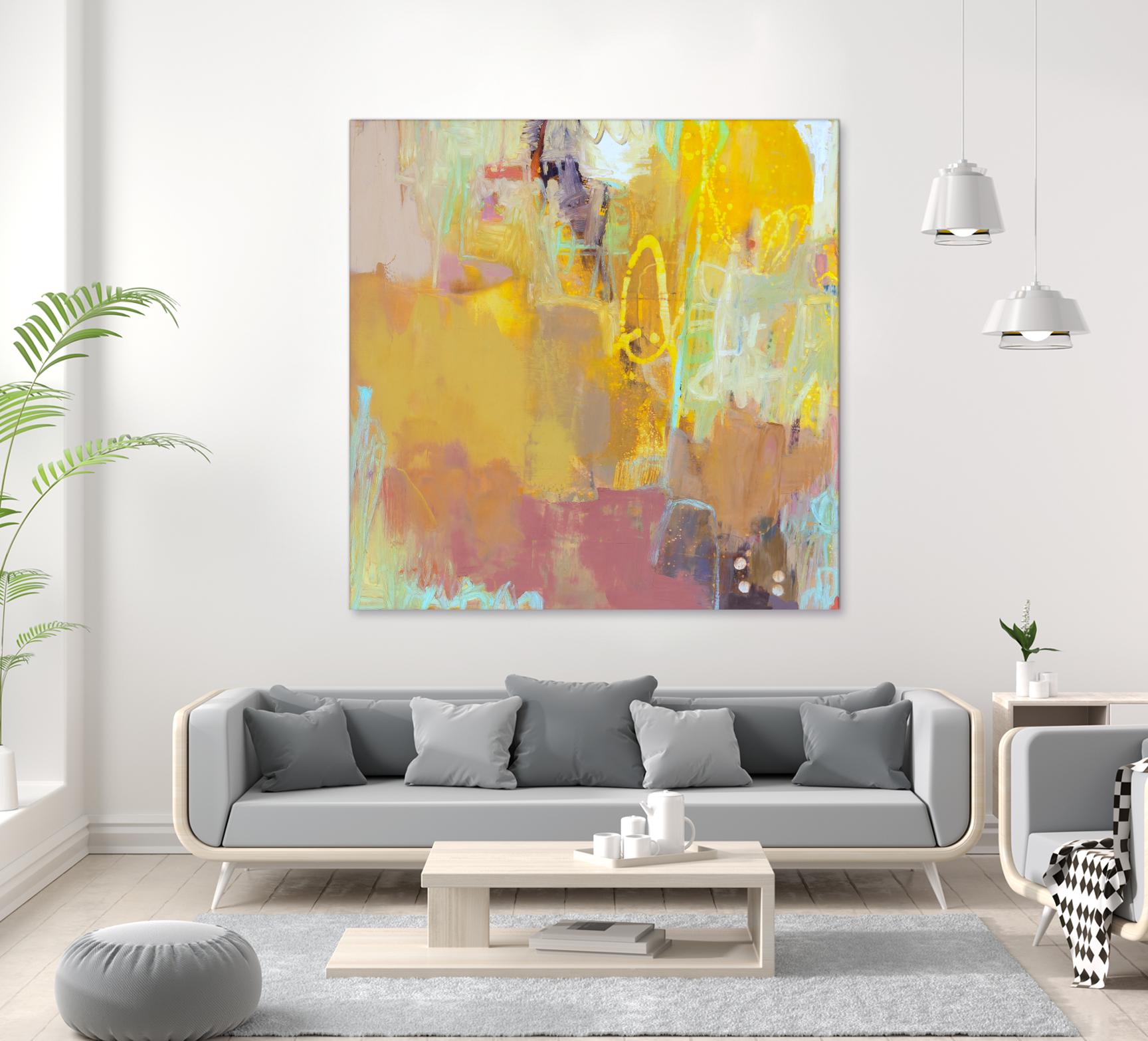 Maez II by Sue Jachimiec on GIANT ART - beige abstract abstract